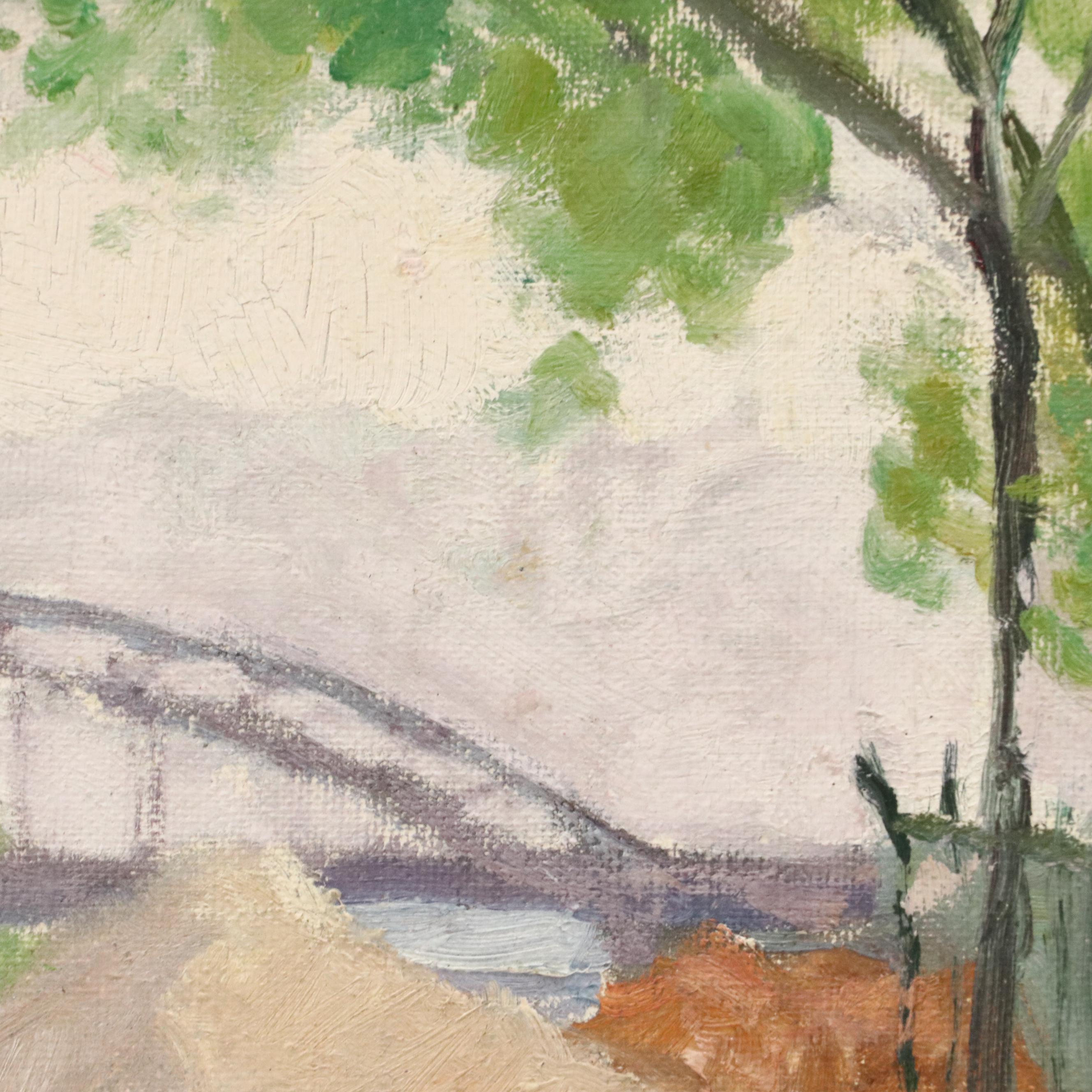 Oil Painting Attributed to Georges Souillet, Circa 1900