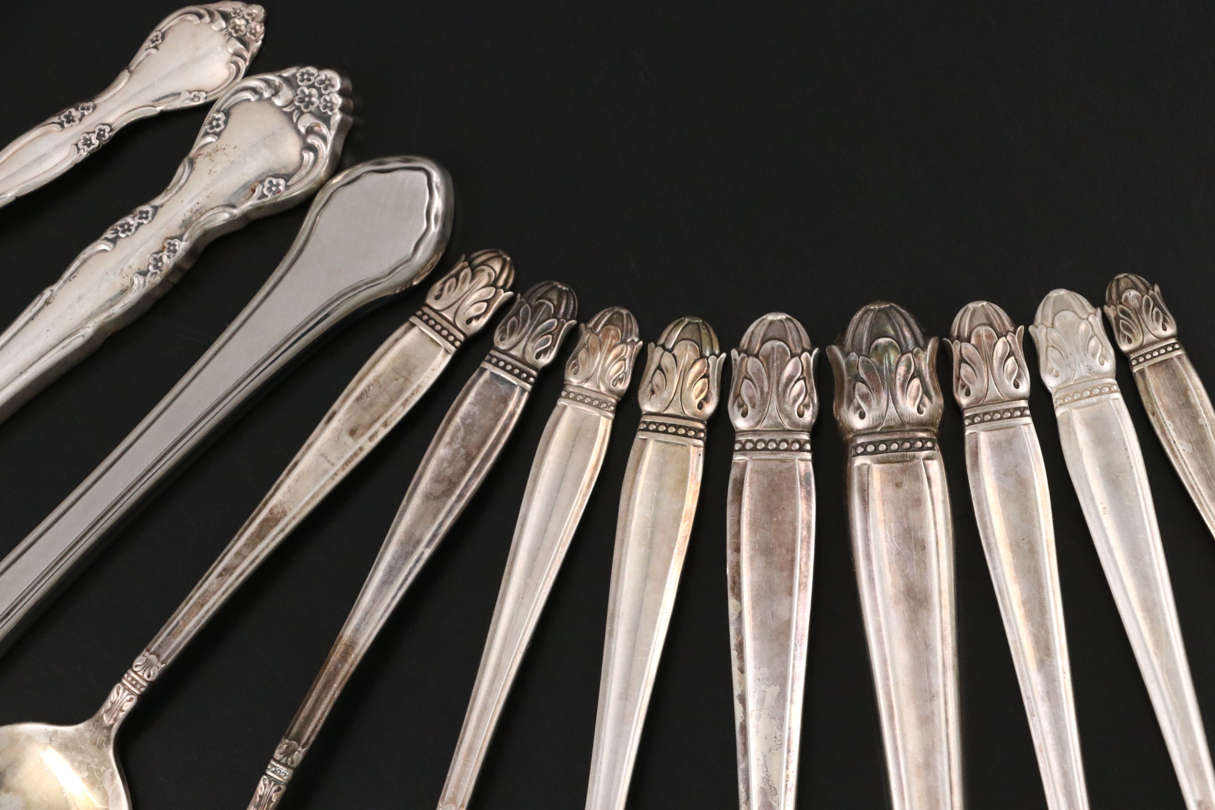 Holmes & Edwards "Danish Princess" and Other Silver Plate Flatware
