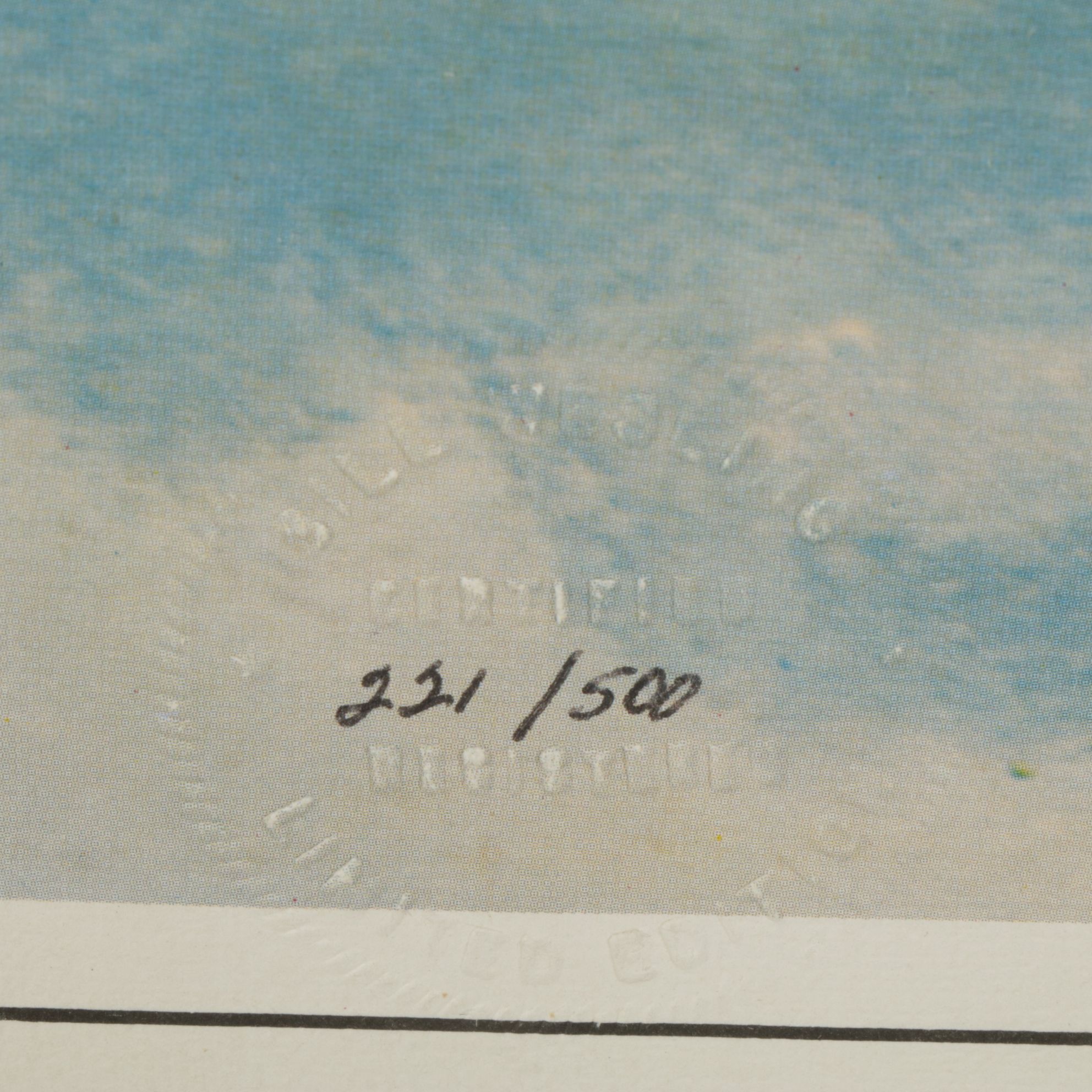 Bill Wesling "American Bald Eagle" Offset Lithograph, 1970