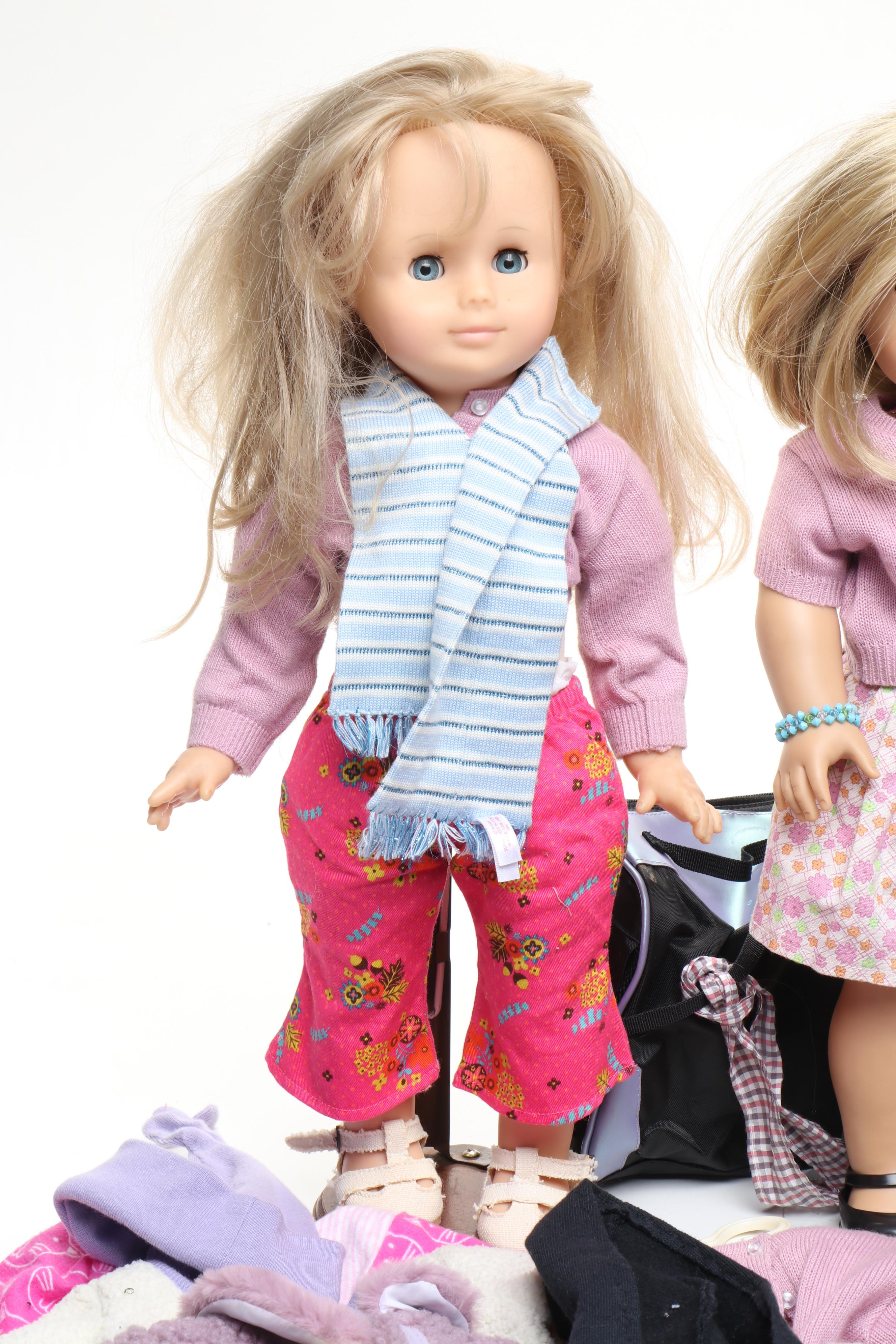 American Girl "Kit Kittredge" with Other Doll and Accessories