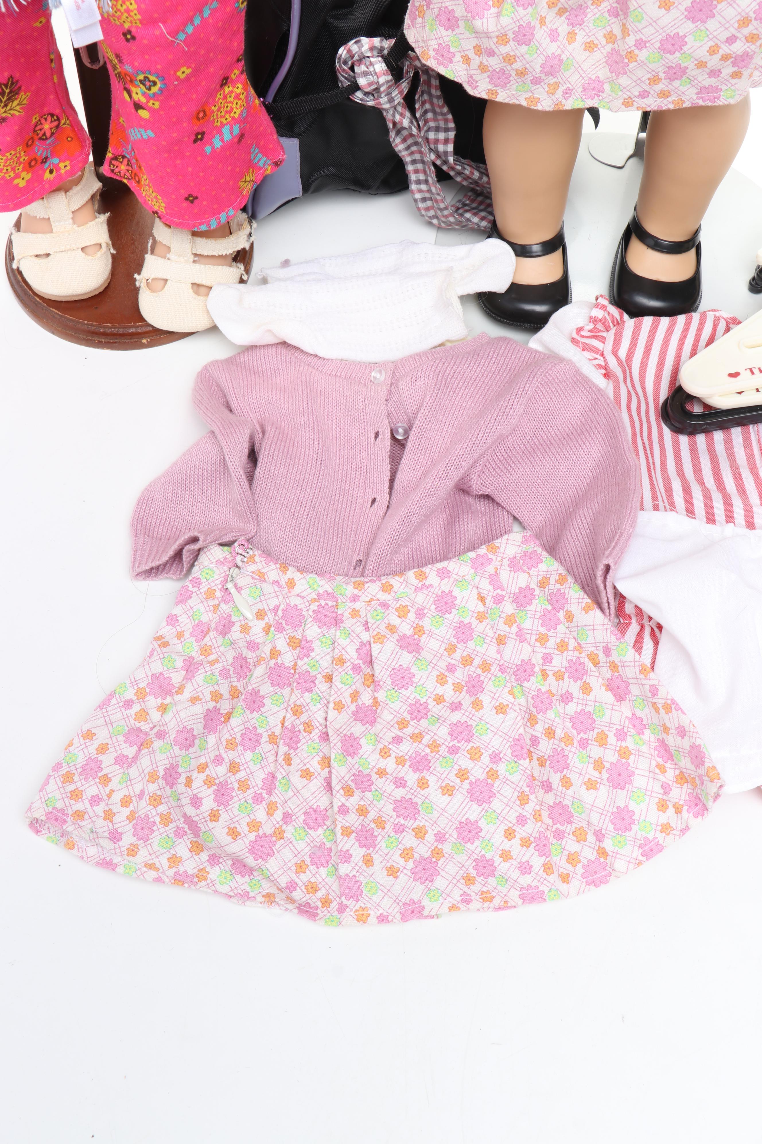 American Girl "Kit Kittredge" with Other Doll and Accessories