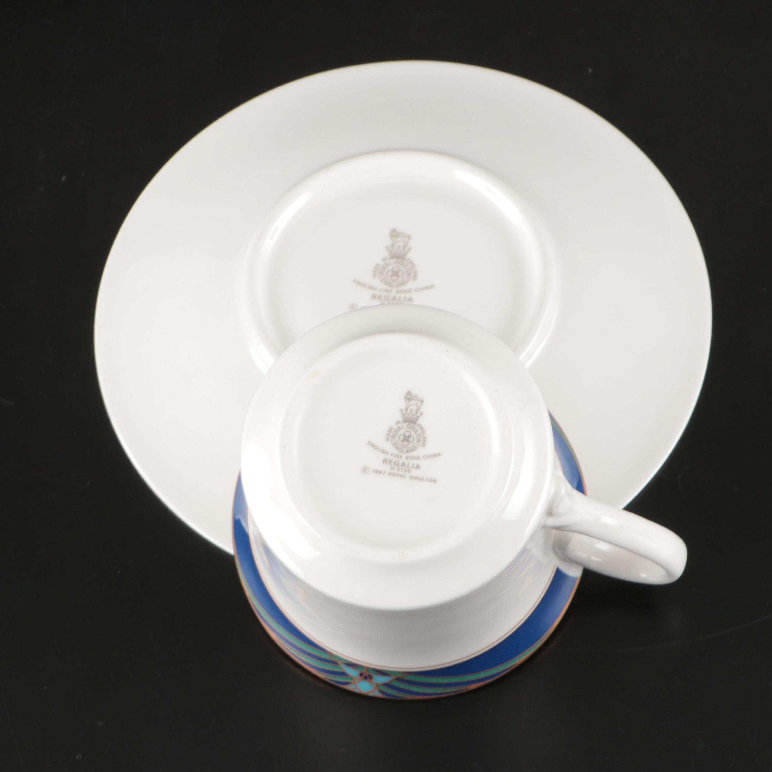 Royal Doulton "Regalia" Porcelain Tableware, 1987
