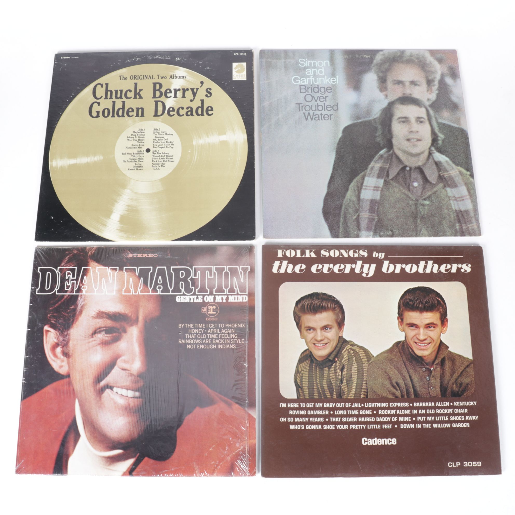 Chuck Berry, The Everly Brothers, Dean Martin & More Vinyl Record Albums