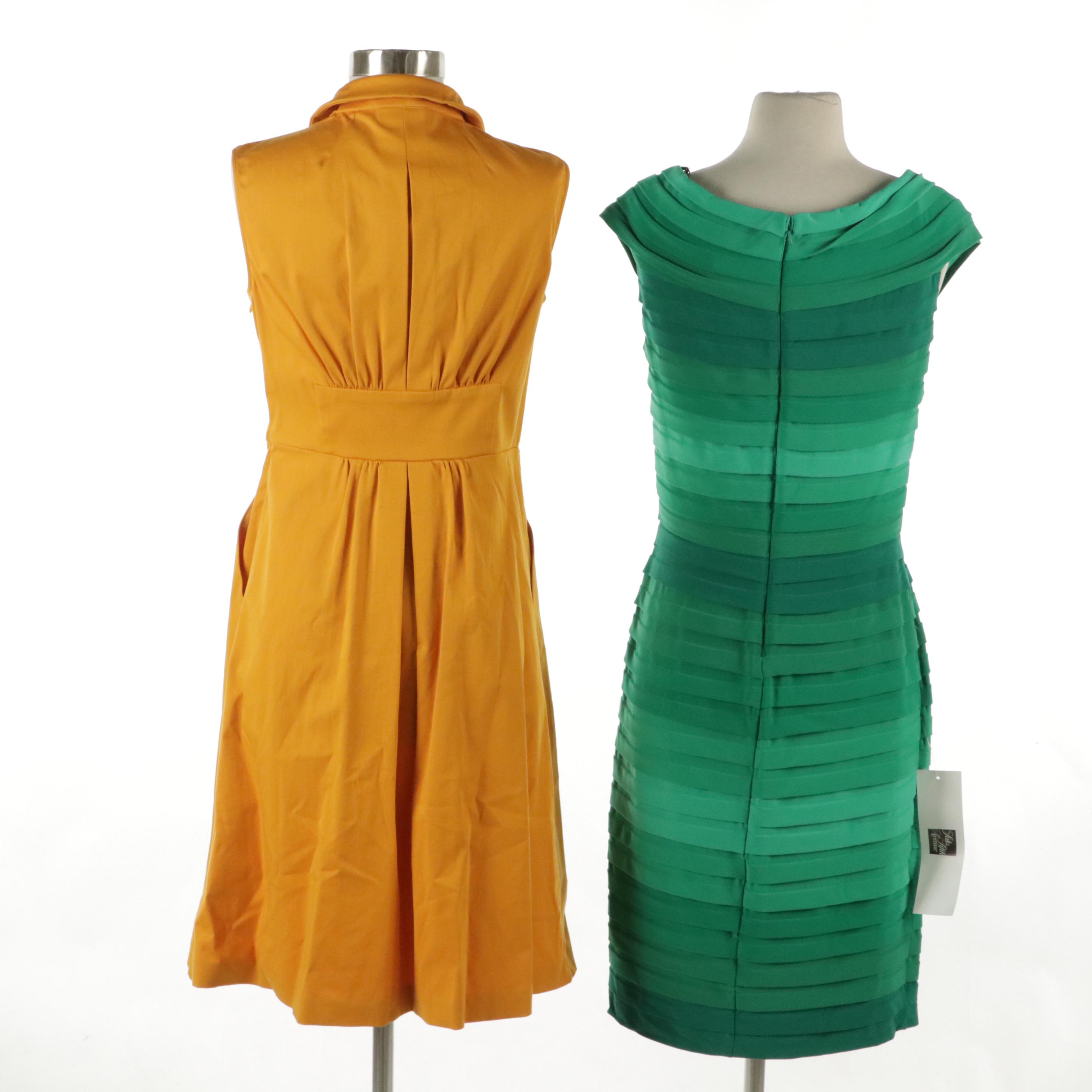 Piazza Sempione Fitted Sleeveless Dress and Tadashi Shoji Bodycon Dress