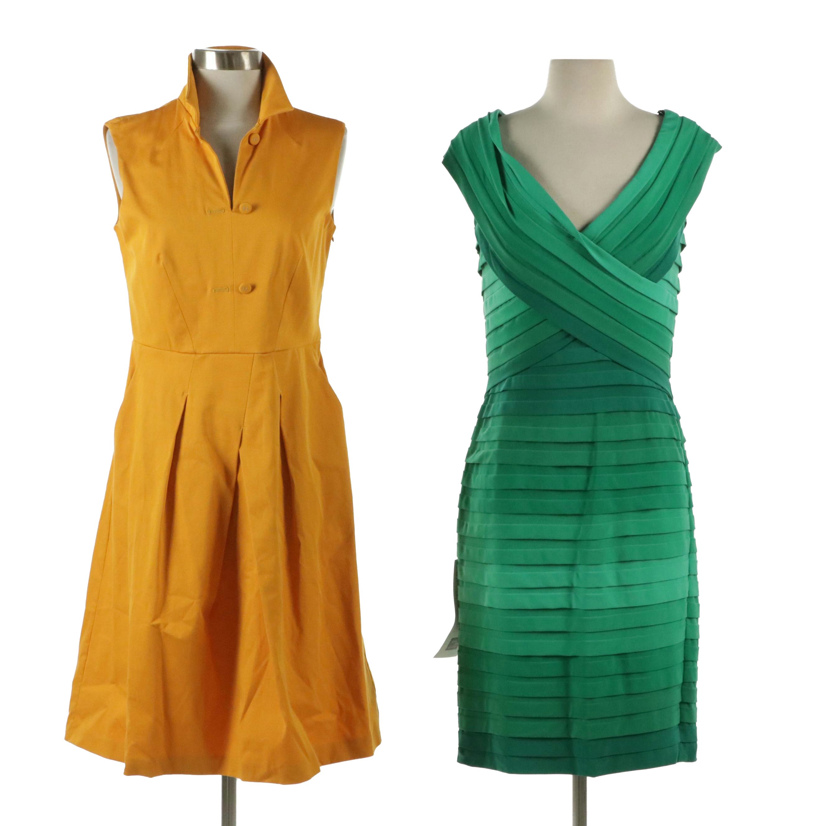 Piazza Sempione Fitted Sleeveless Dress and Tadashi Shoji Bodycon Dress