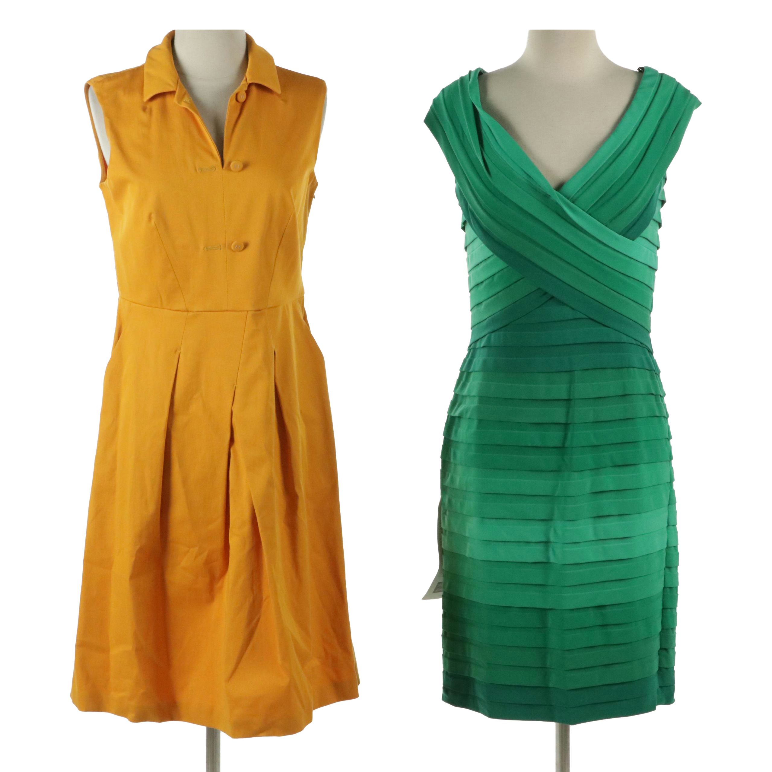 Piazza Sempione Fitted Sleeveless Dress and Tadashi Shoji Bodycon Dress