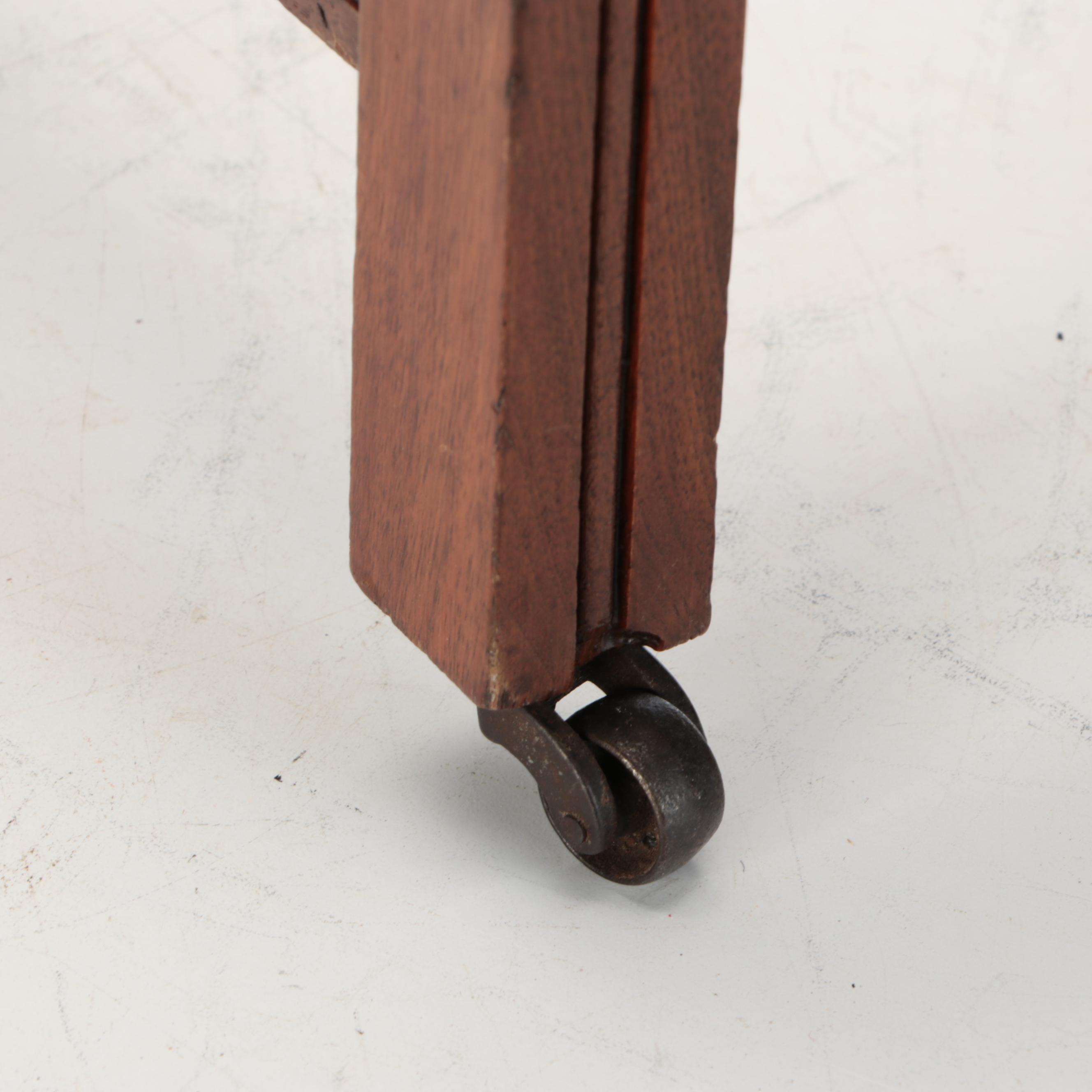 Victorian Eastlake Style Wood Doll Bed and Dresser