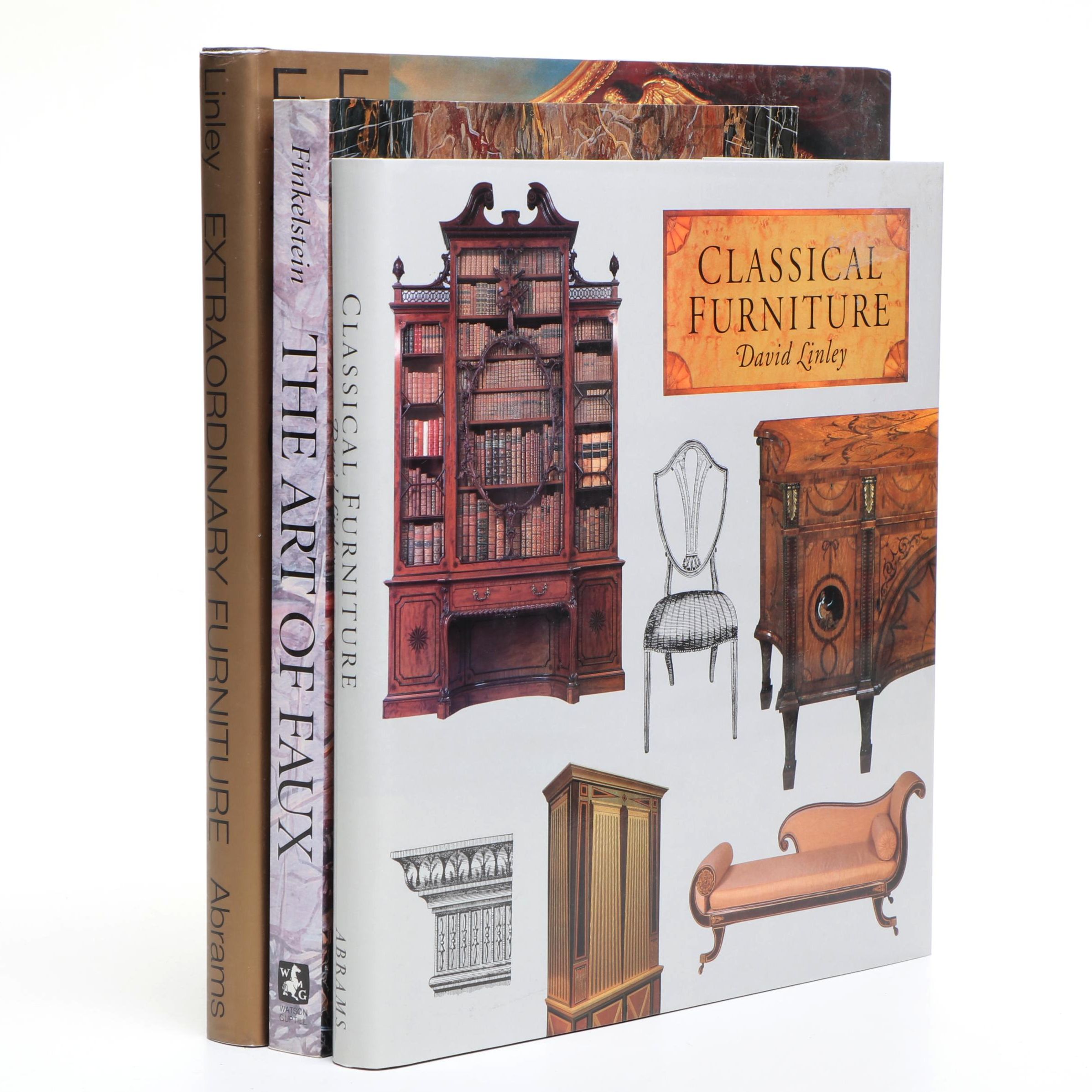 "Classical Furniture," "Extraordinary Furniture," and "The Art of Faux" Books
