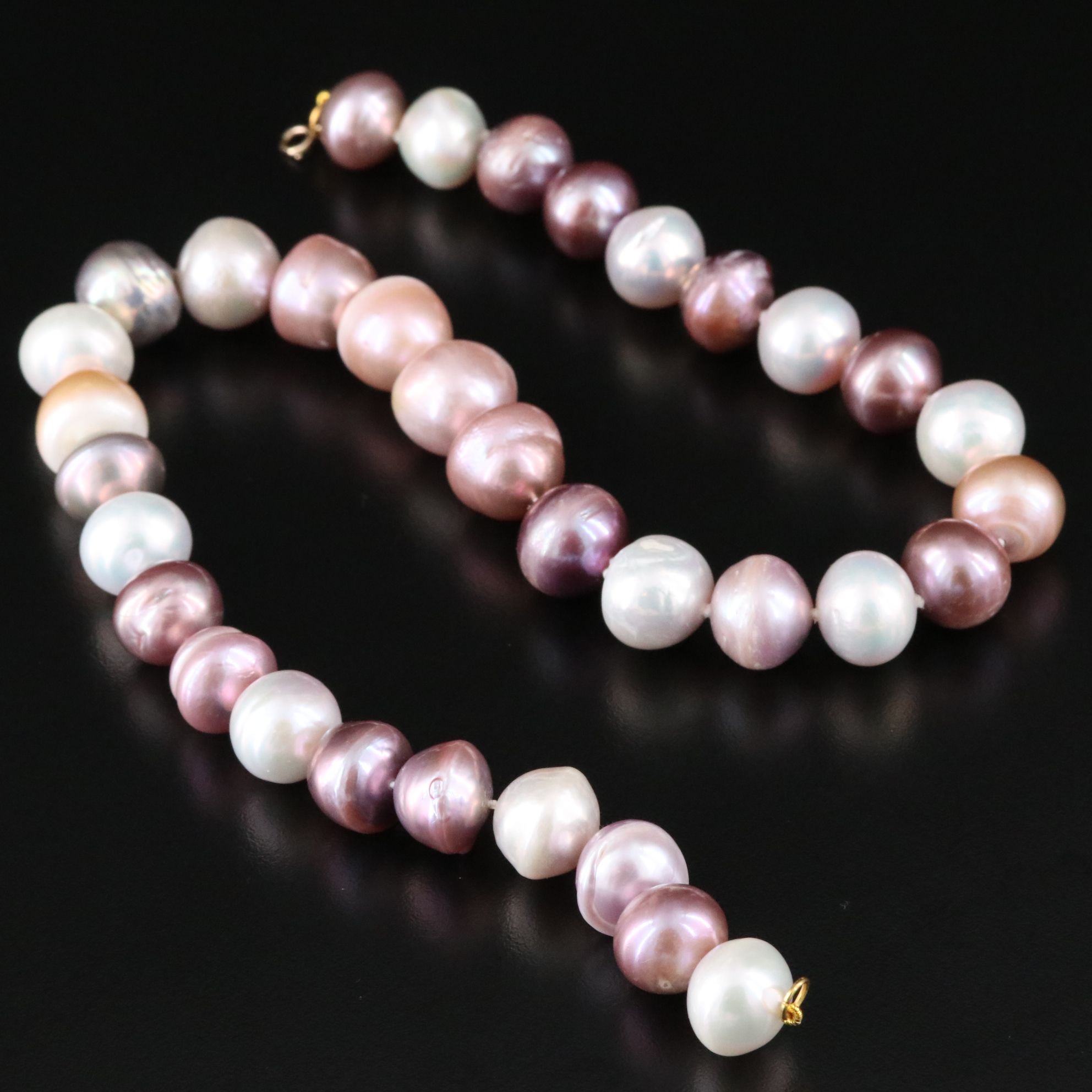 13.00 – 15.00 MM Pearl Necklace with 14K Clasp