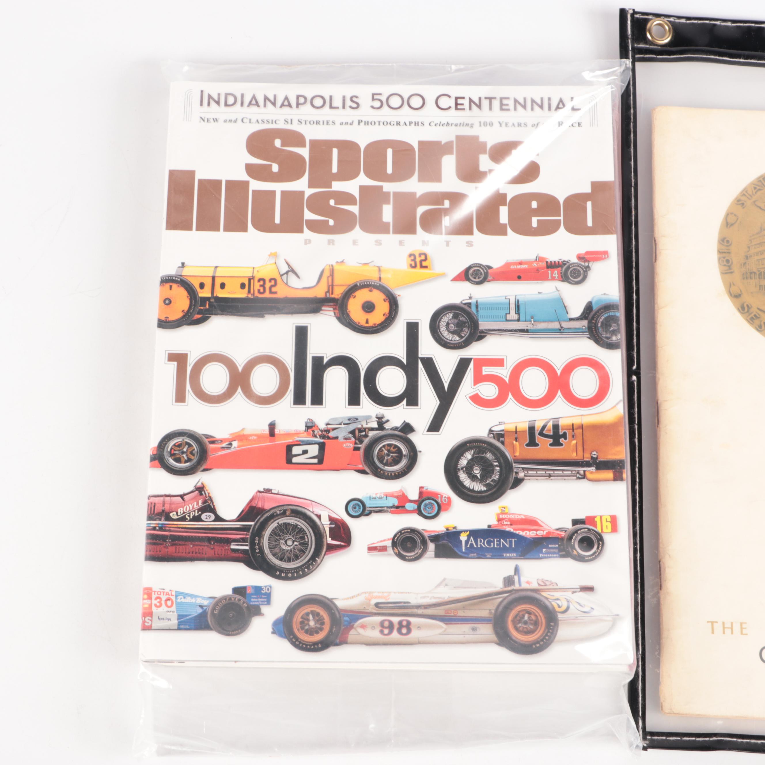 Indianapolis 500 50th & 93rd Programs, Shirt, & "Sports Illustrated" Centennial