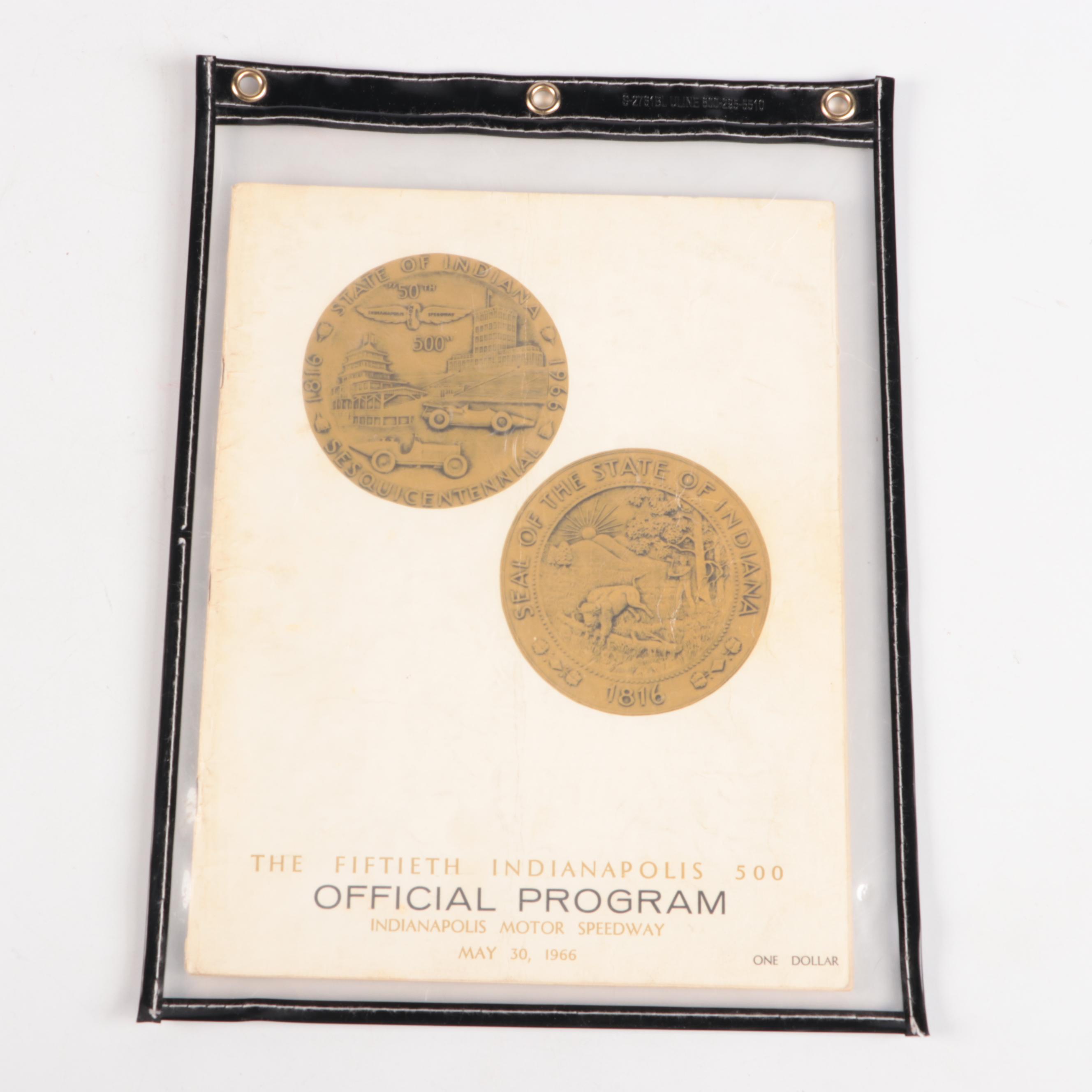 Indianapolis 500 50th & 93rd Programs, Shirt, & "Sports Illustrated" Centennial