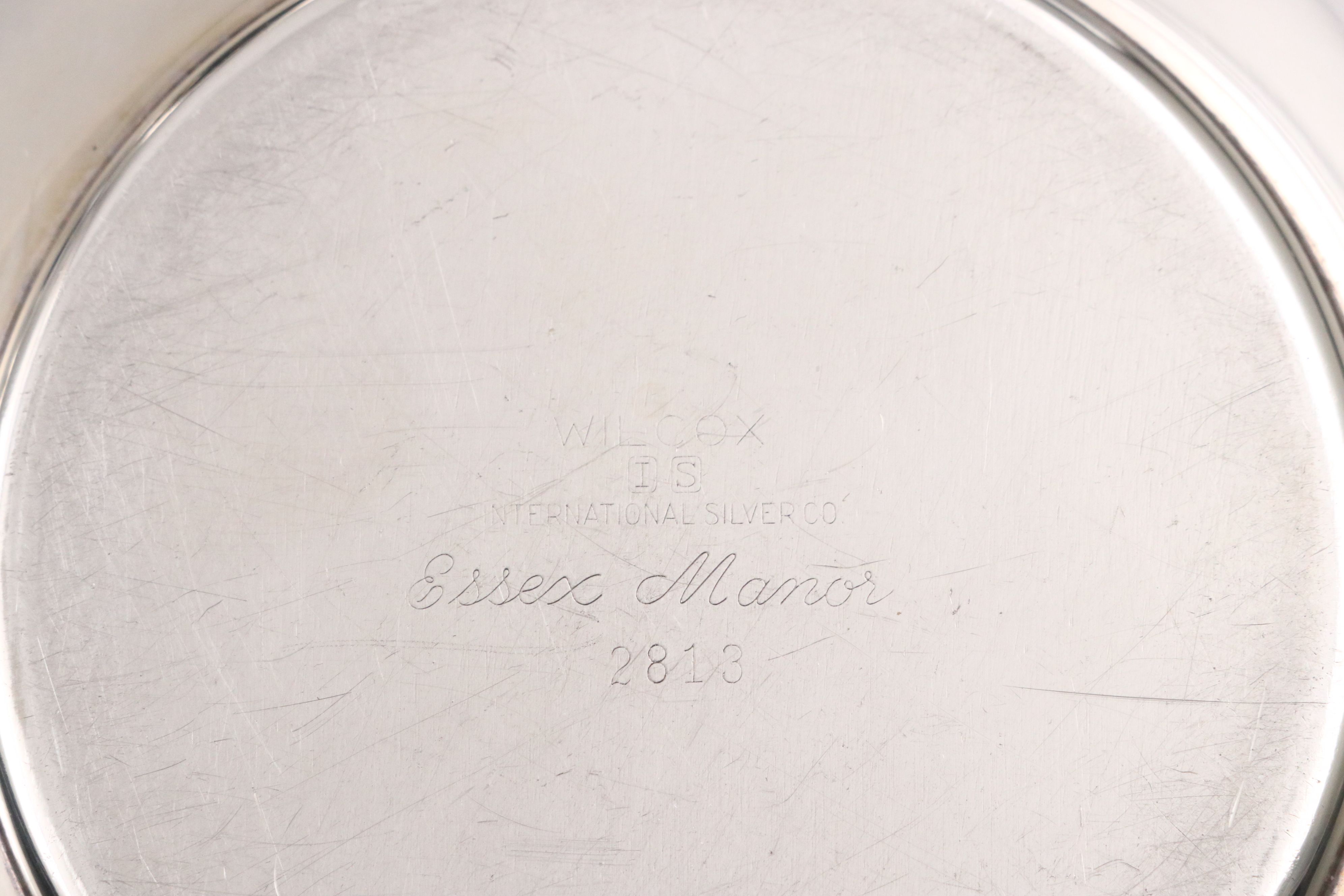 Whiting Mfg "Louis XV" Sterling Sauce Ladle with Other Silver Plate Serveware