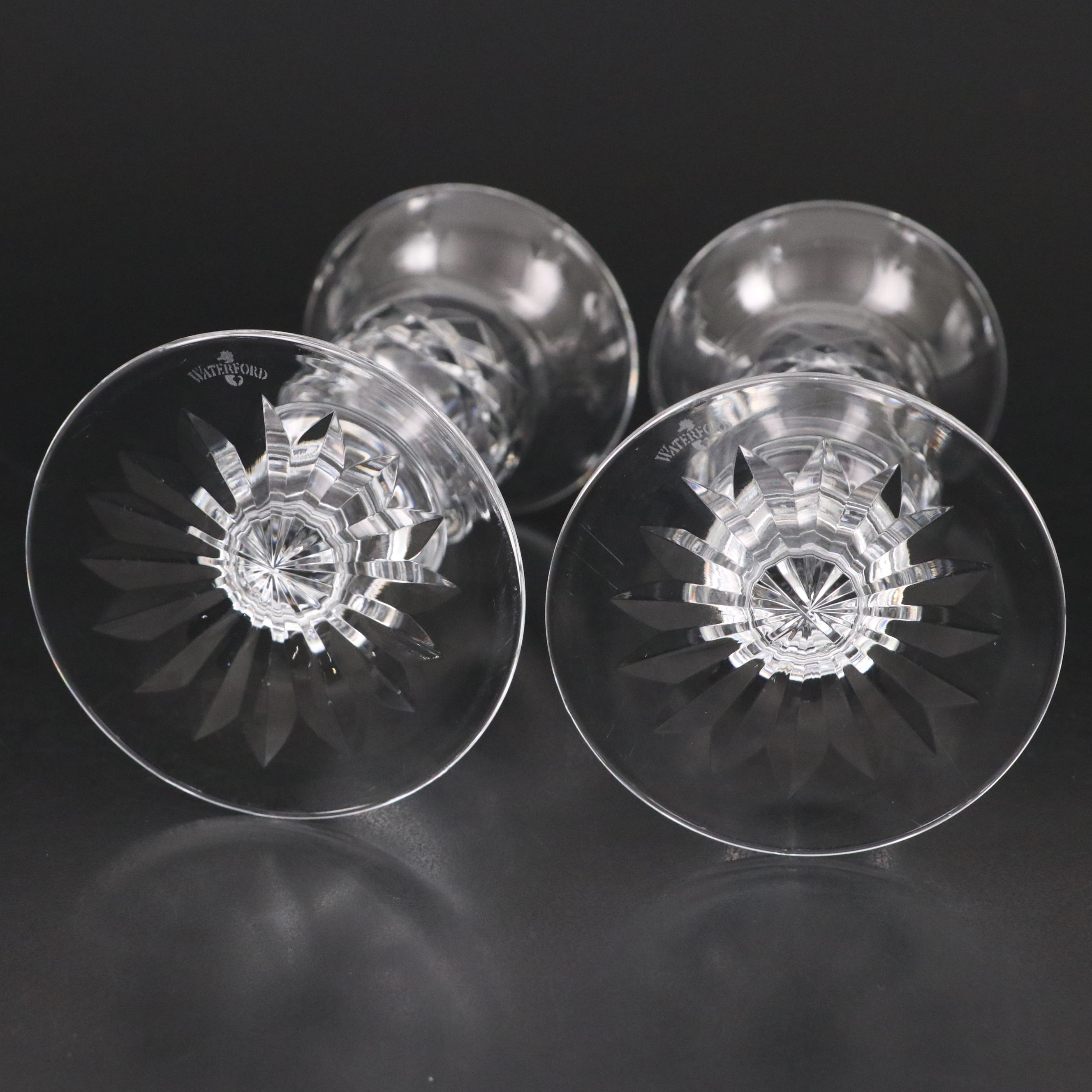 Pair of Waterford Crystal Candle Holders