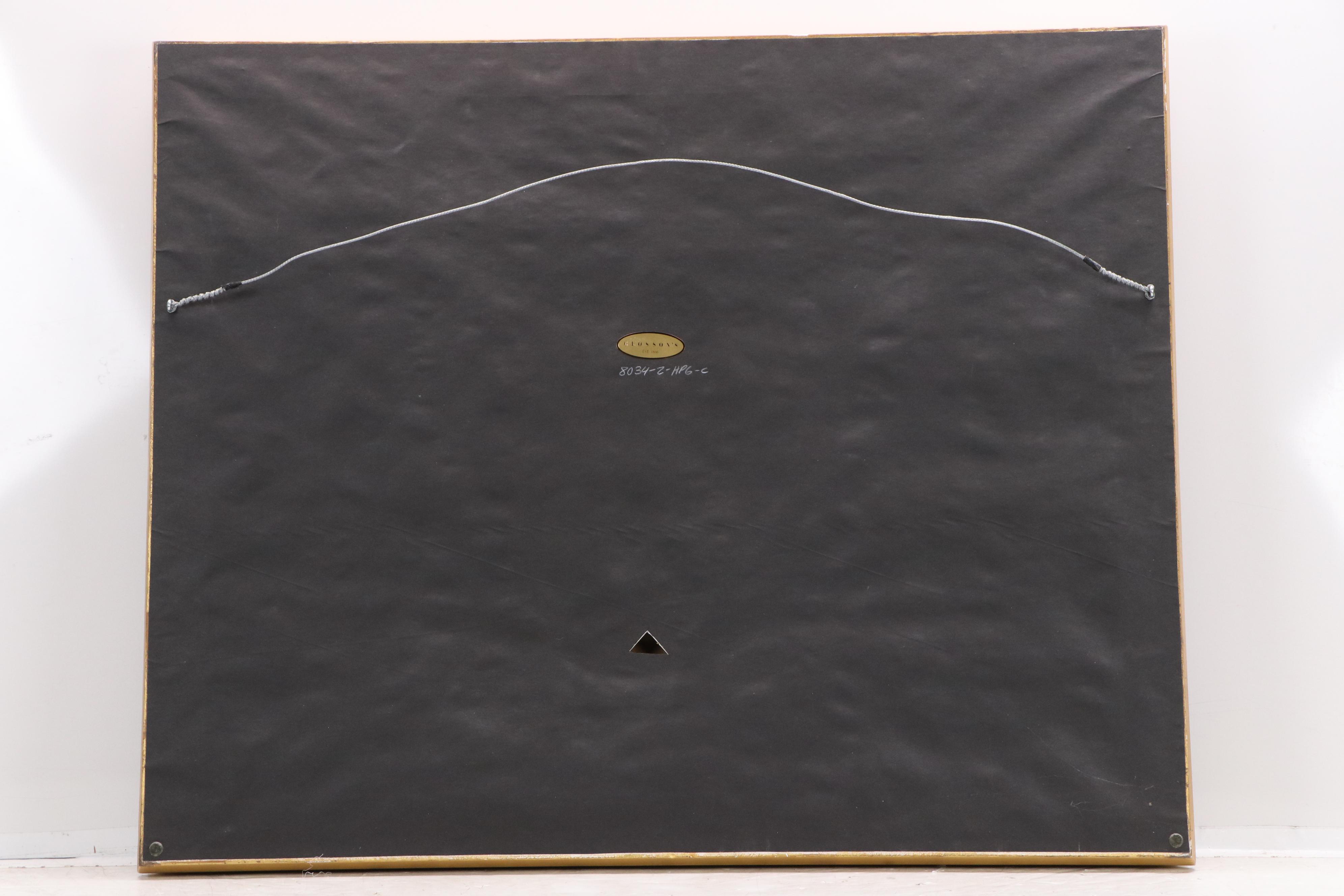 Lewis Henry Meakin Oil Painting "Sunset," Early 20th Century