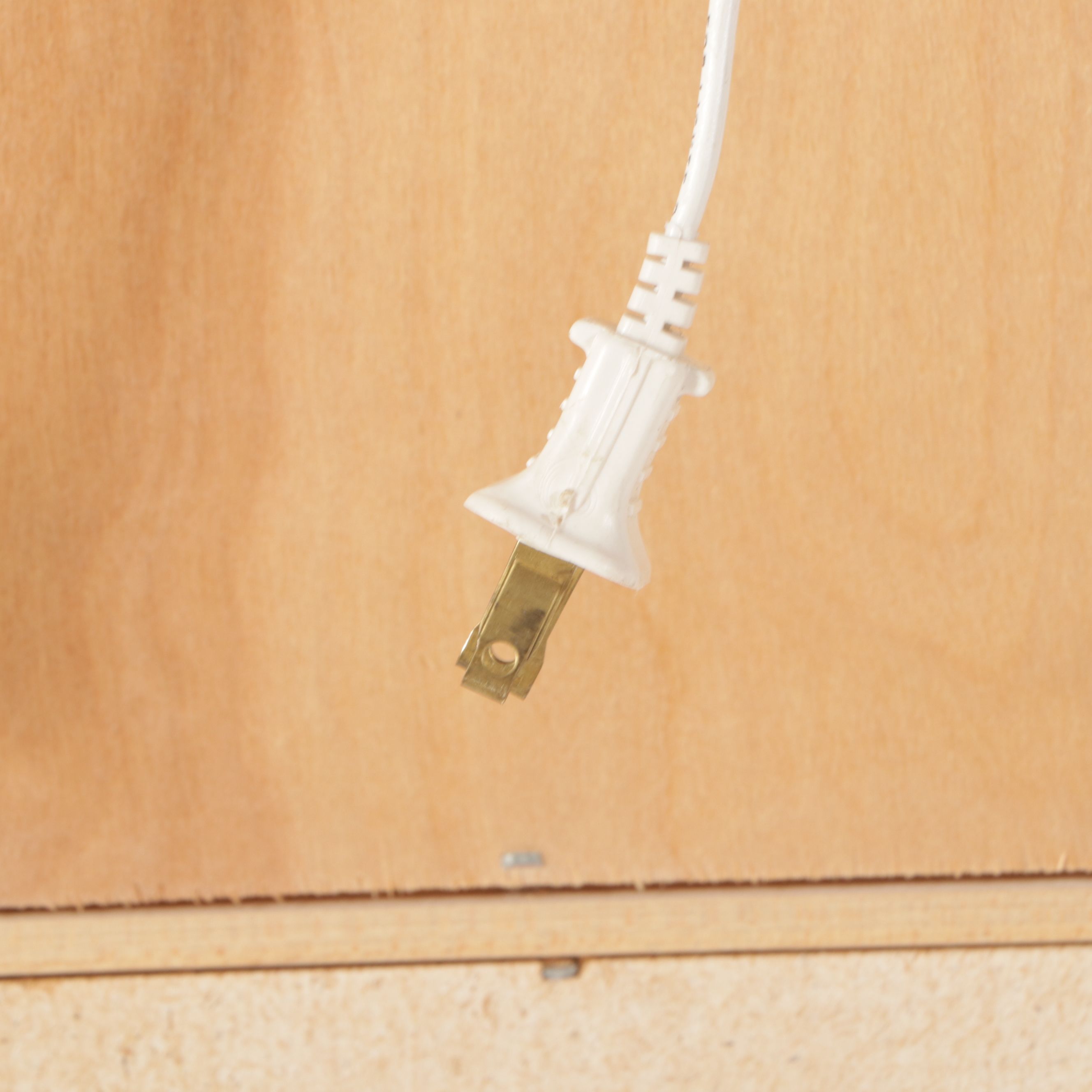 Blonde Wood Desk with Hutch and Desk Chair