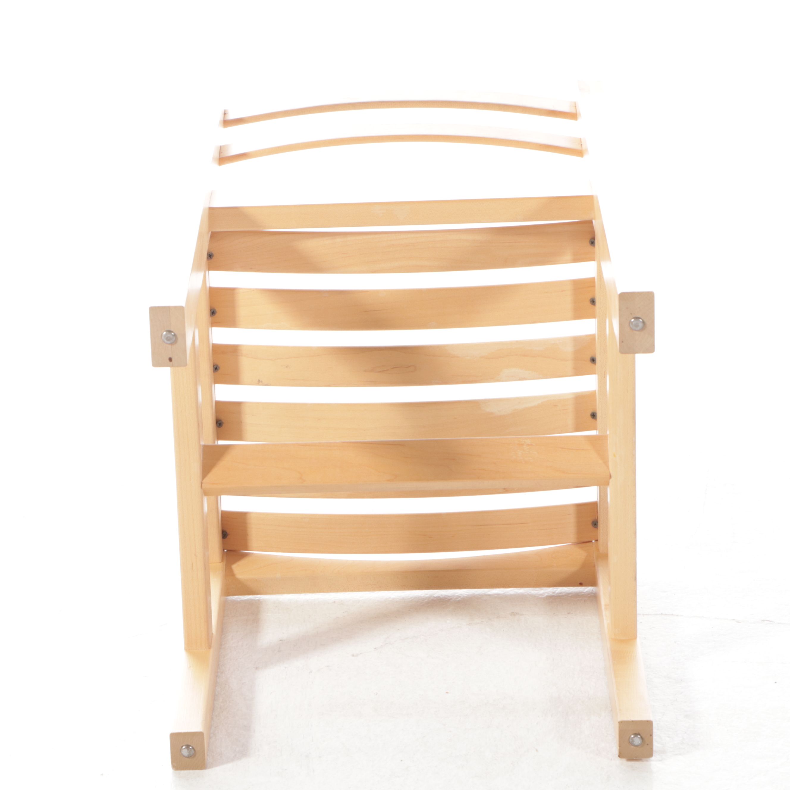 Blonde Wood Desk with Hutch and Desk Chair