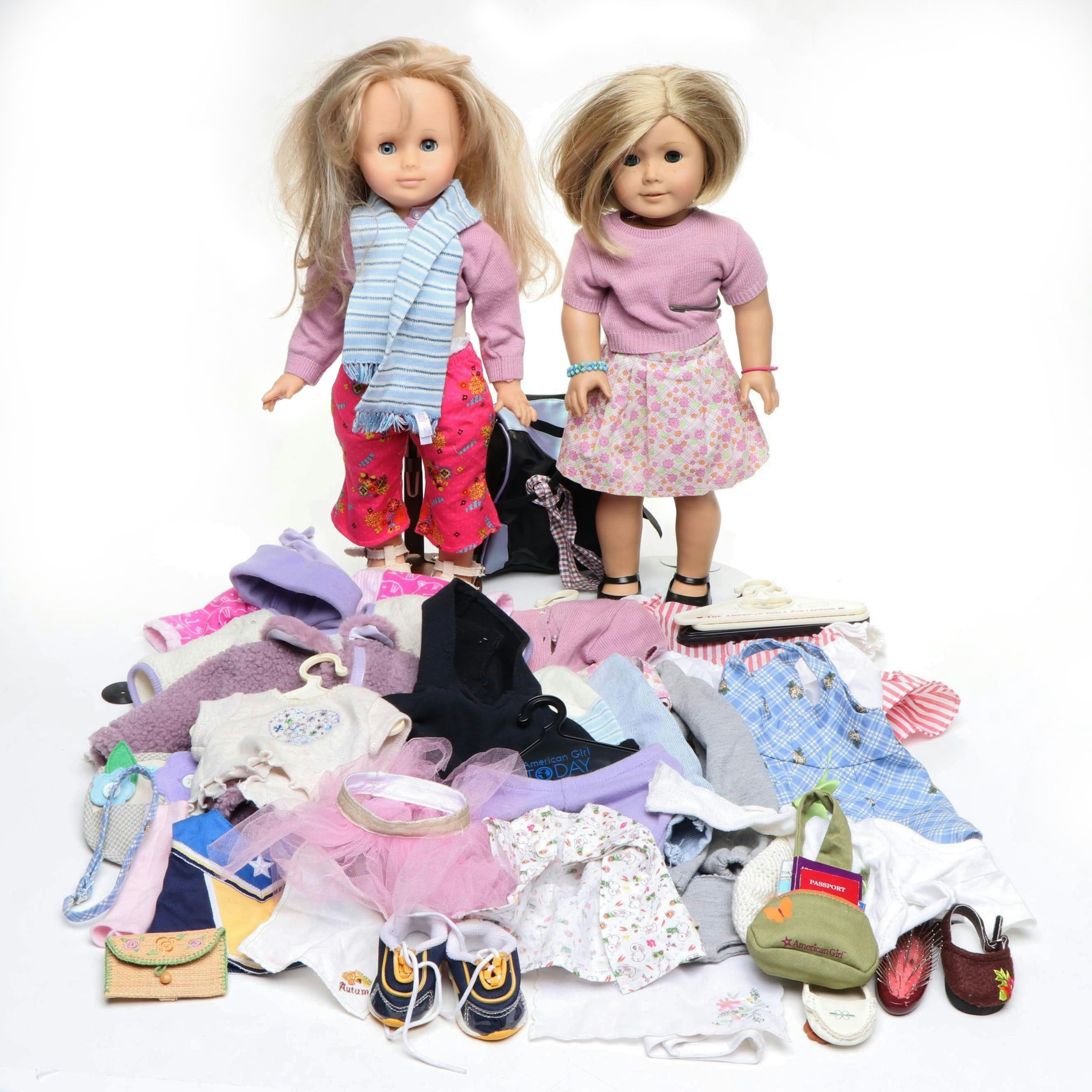 American Girl "Kit Kittredge" with Other Doll and Accessories