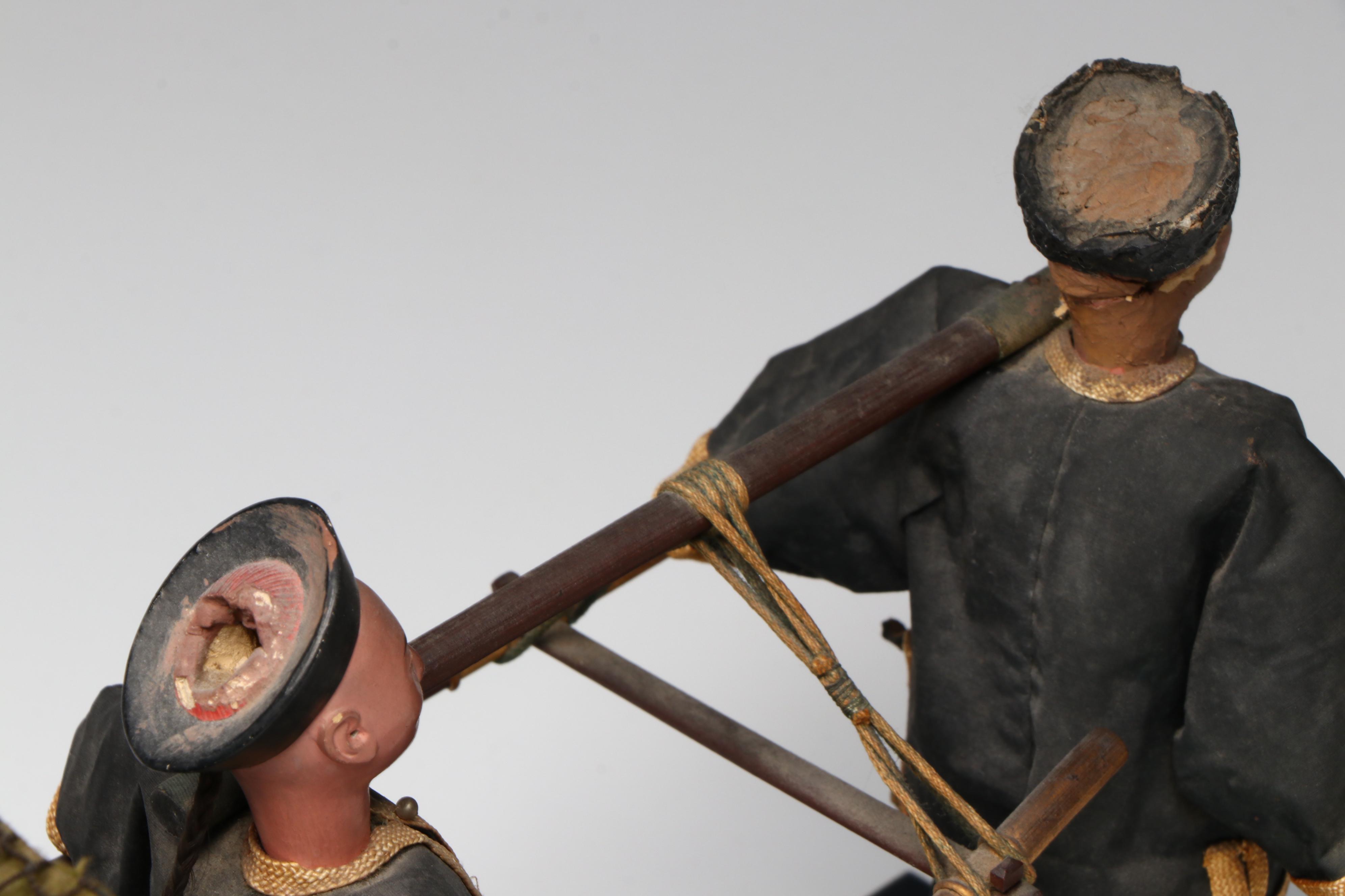 Chinese Model of Sovereign Carried in Sedan, Early 20th Century