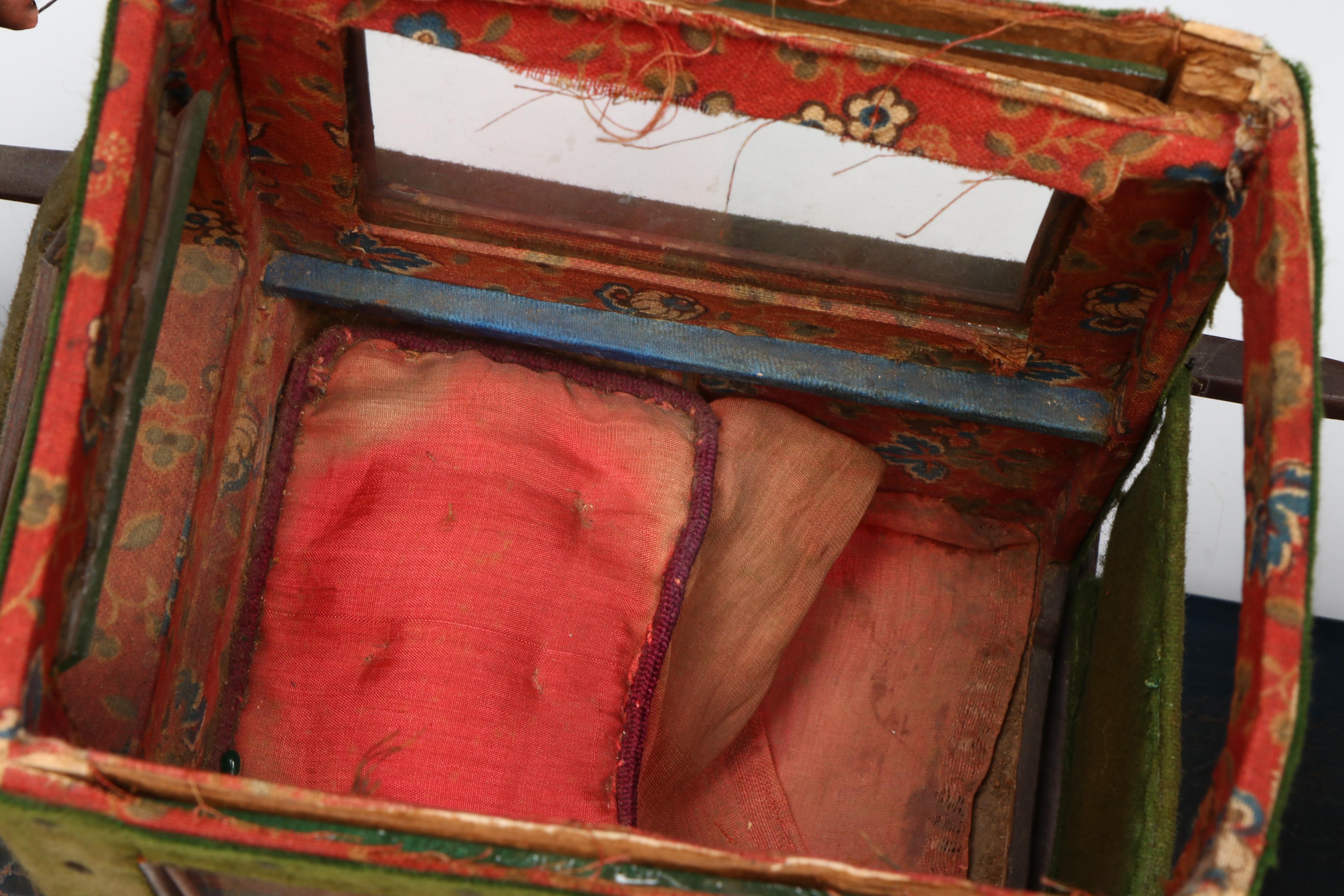 Chinese Model of Sovereign Carried in Sedan, Early 20th Century