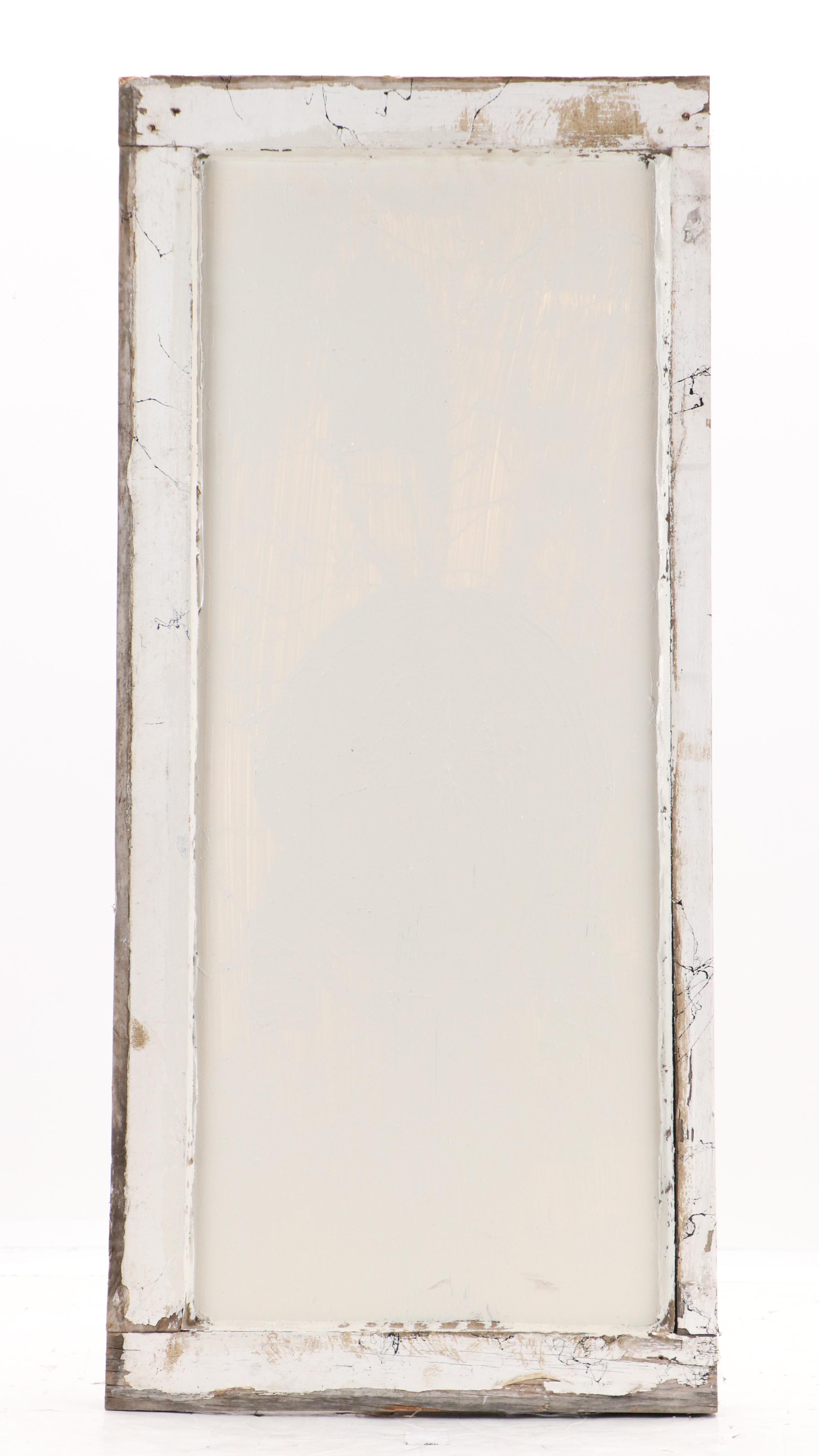 Reverse Painted Cigar Advertising Window Pane