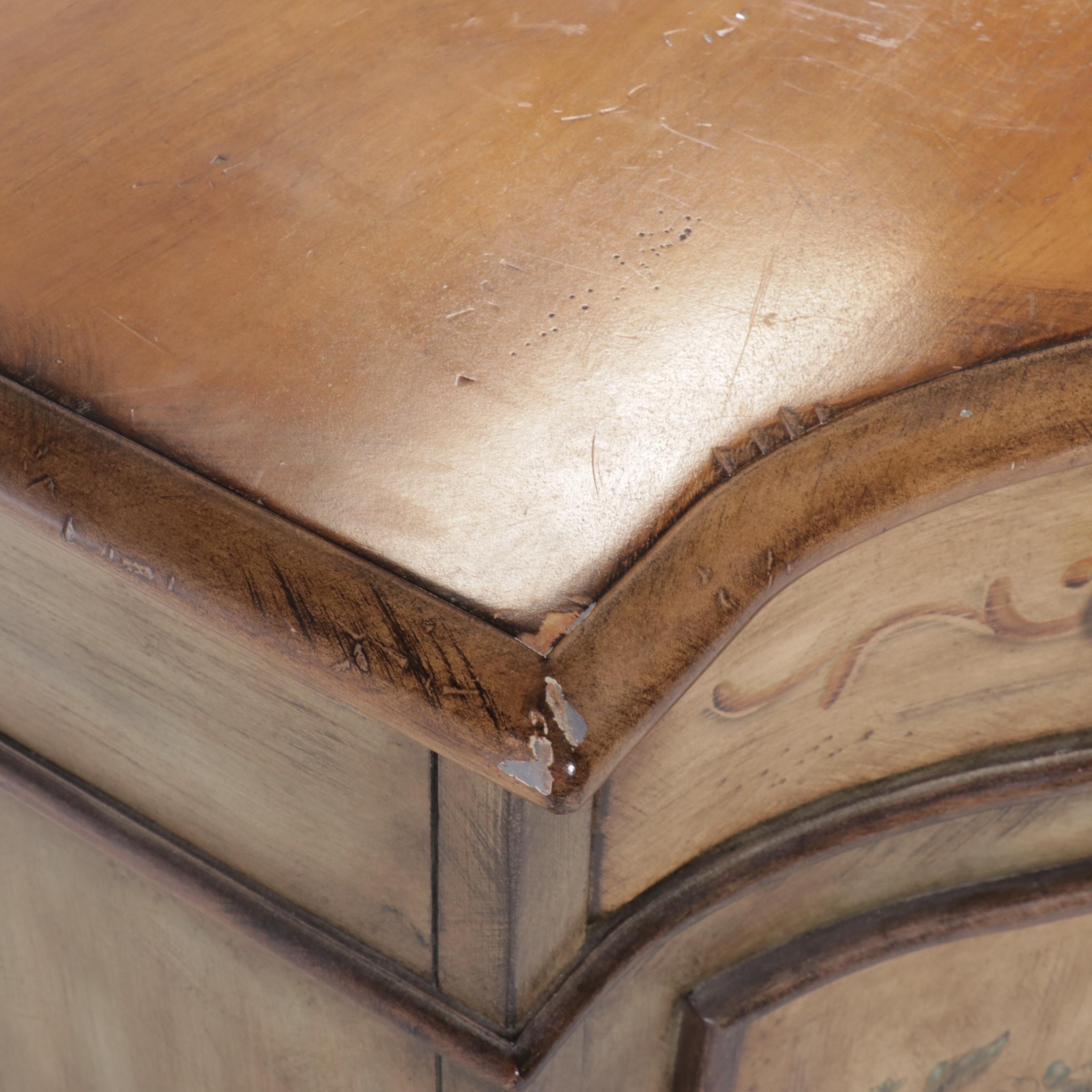 Paint-Decorated Wood Buffet