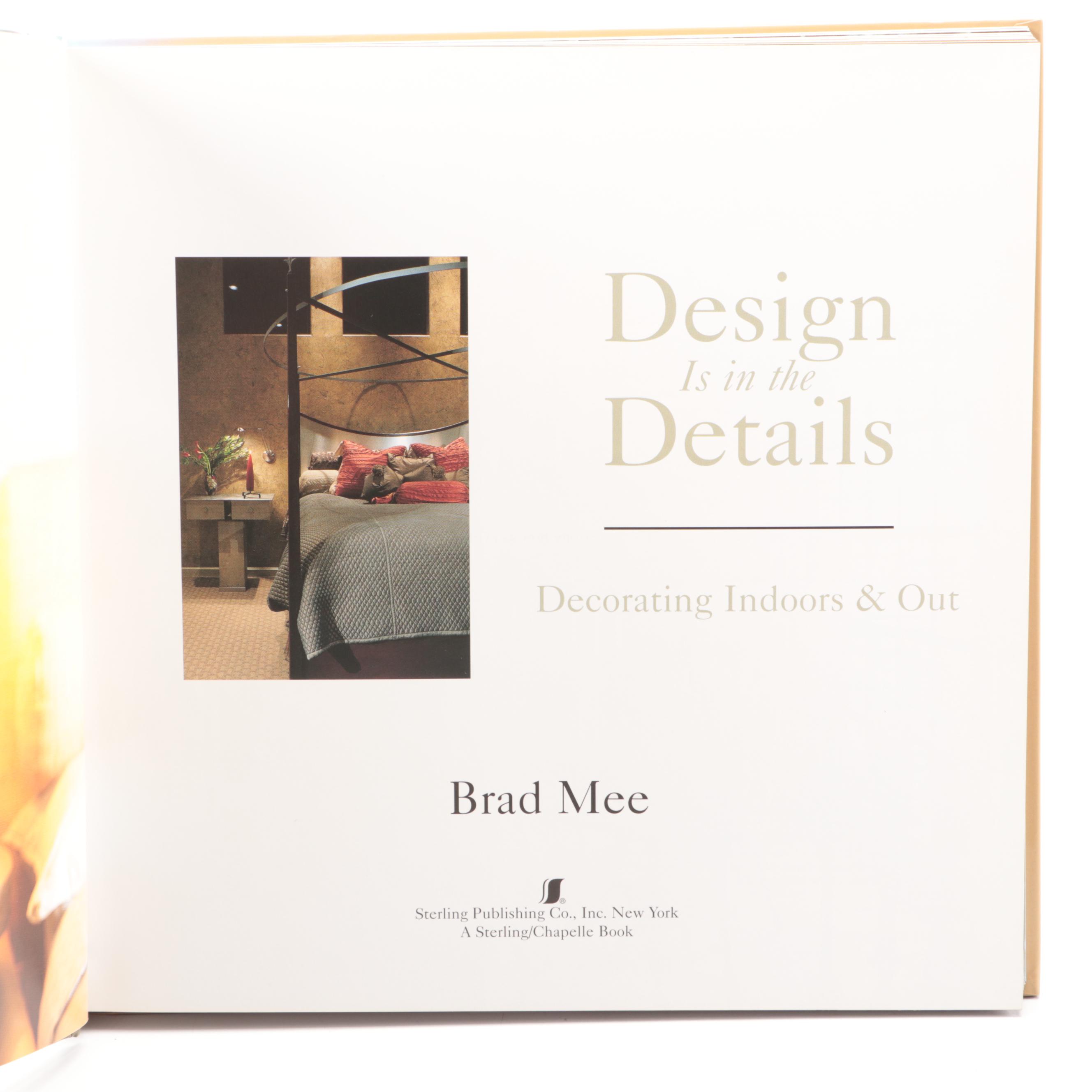"Design is in the Details," "Classic Style," and More Interior Design Books