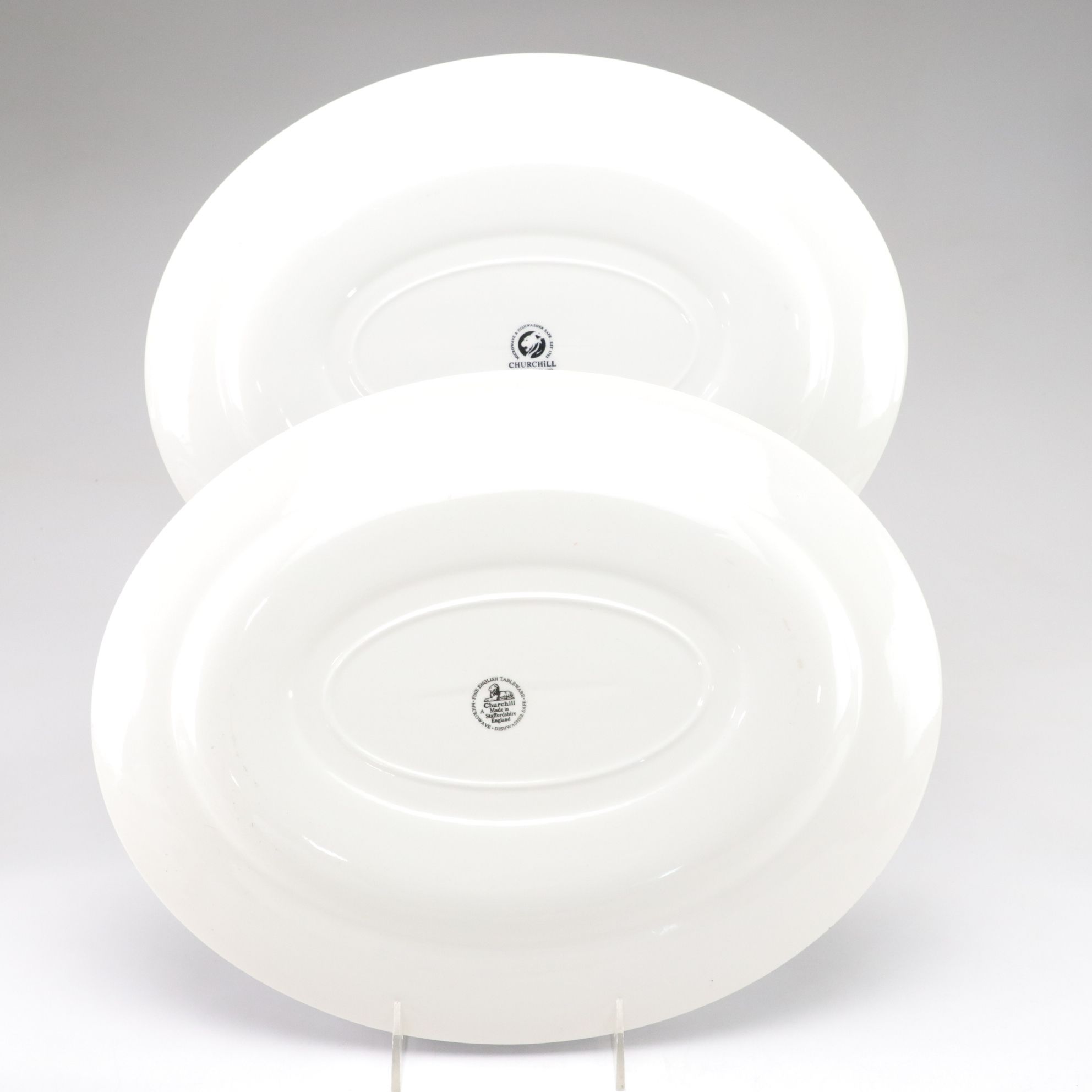 Churchill "Blue Willow" Set of Dinnerware with Soup Tureen and Serving Platters