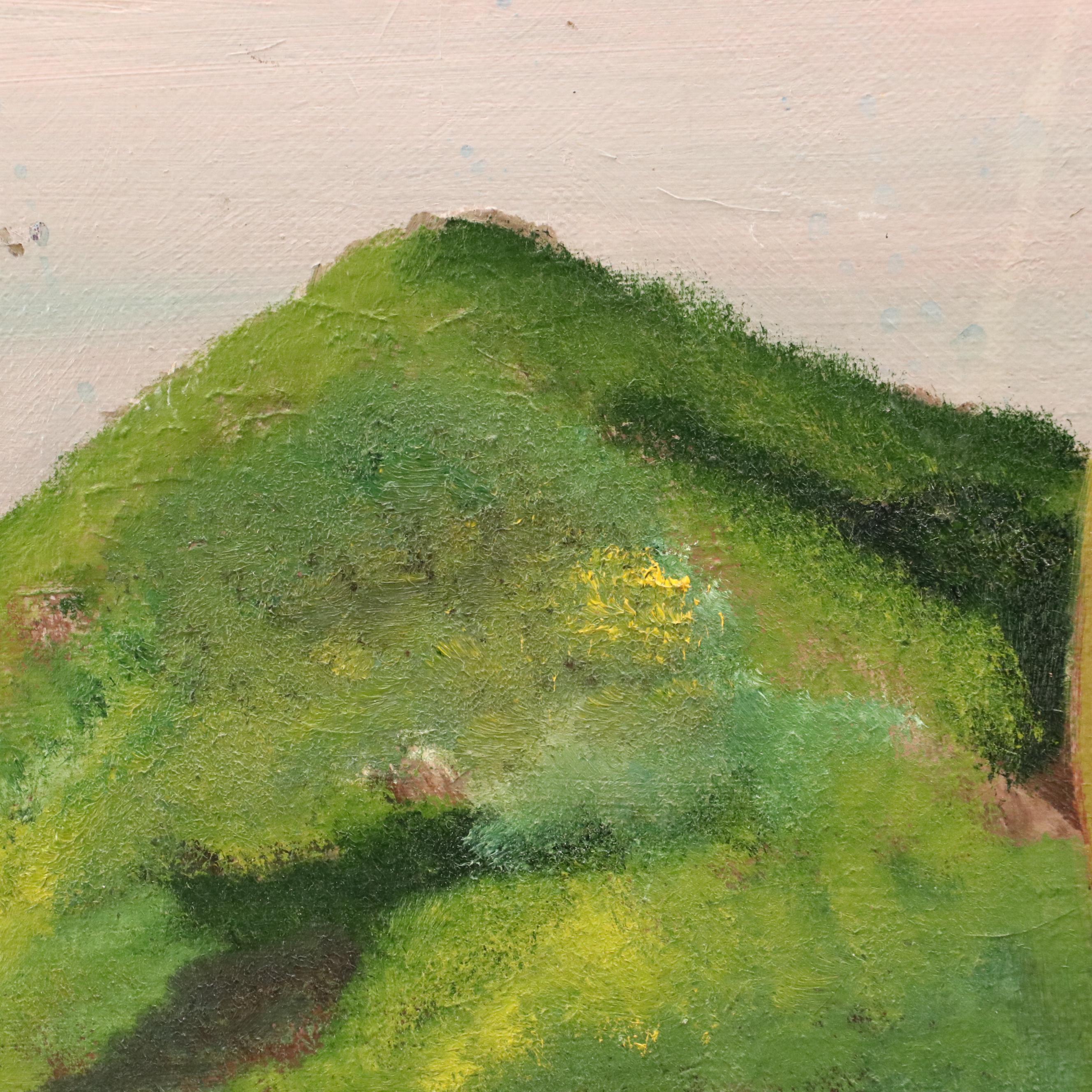 Tom Willis Stylized Portrait Oil Painting of Nude Woman