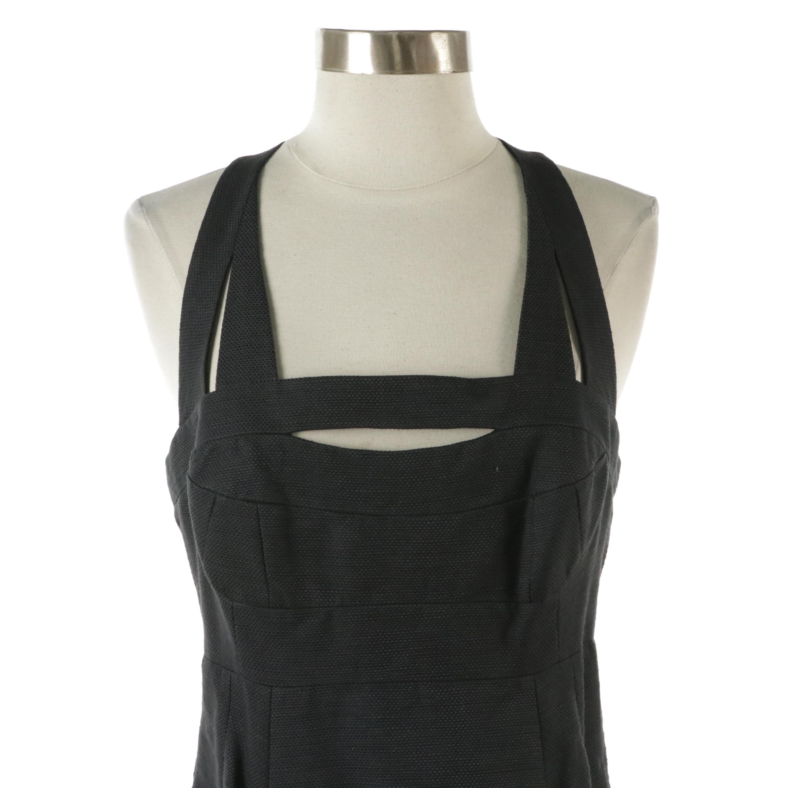 Carmen Marc Valvo Sequin Lace Ruched Silk Dress, Lida Baday Pleated Cotton Dress