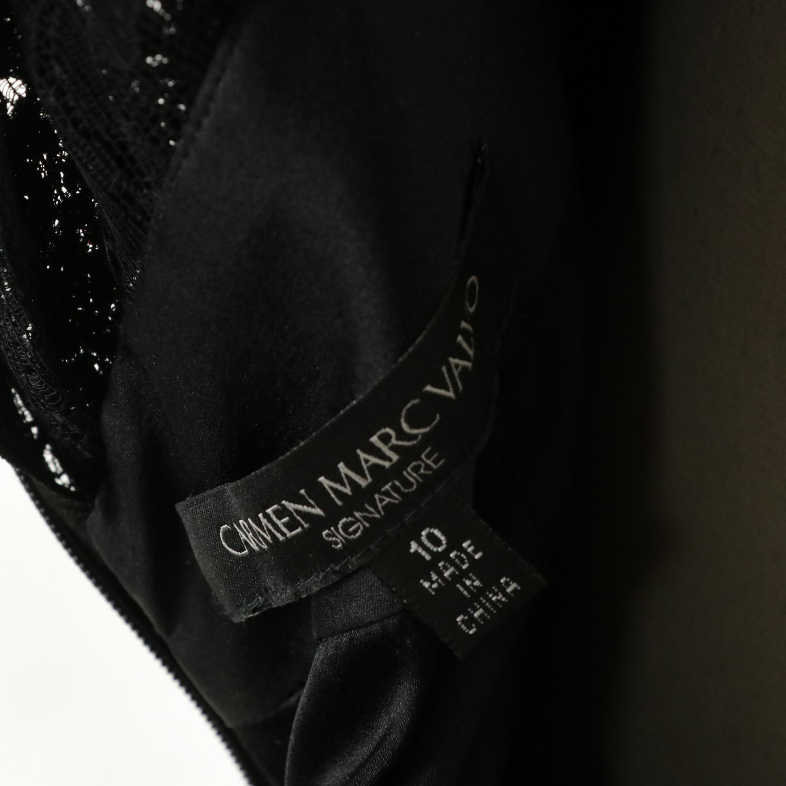 Carmen Marc Valvo Sequin Lace Ruched Silk Dress, Lida Baday Pleated Cotton Dress