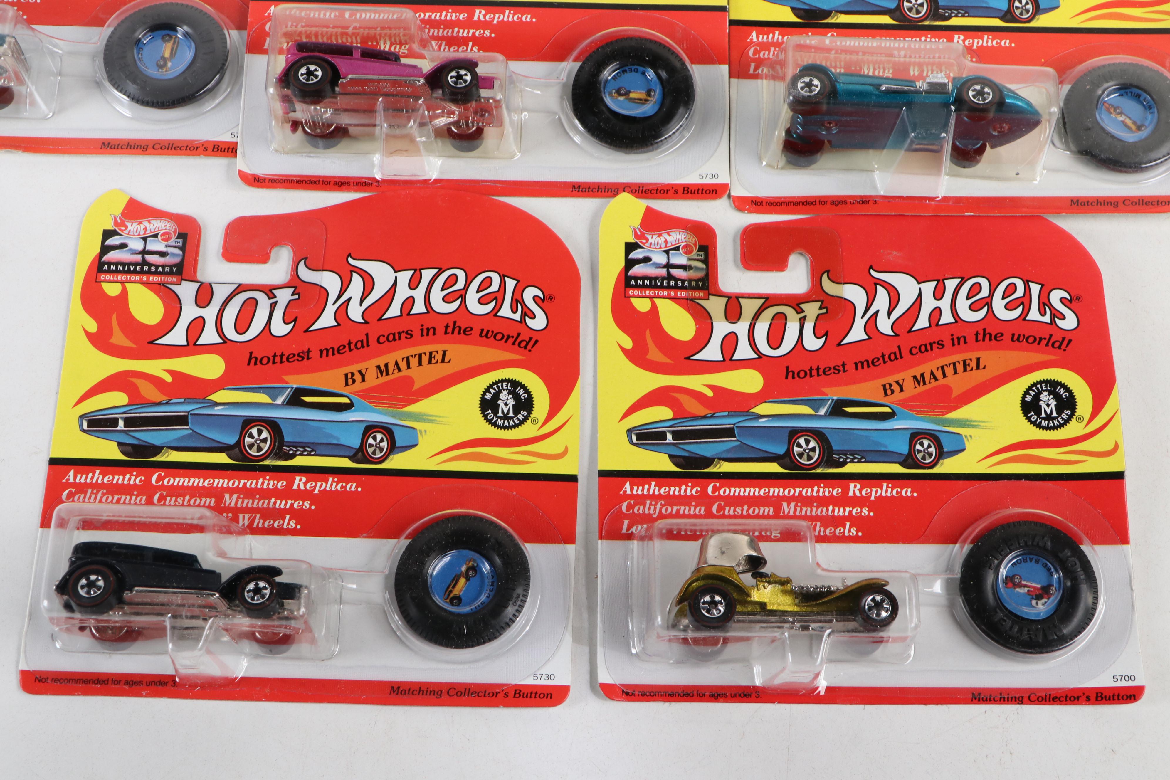 Hot Wheels 25th Anniversary Collectors Edition Toy Cars