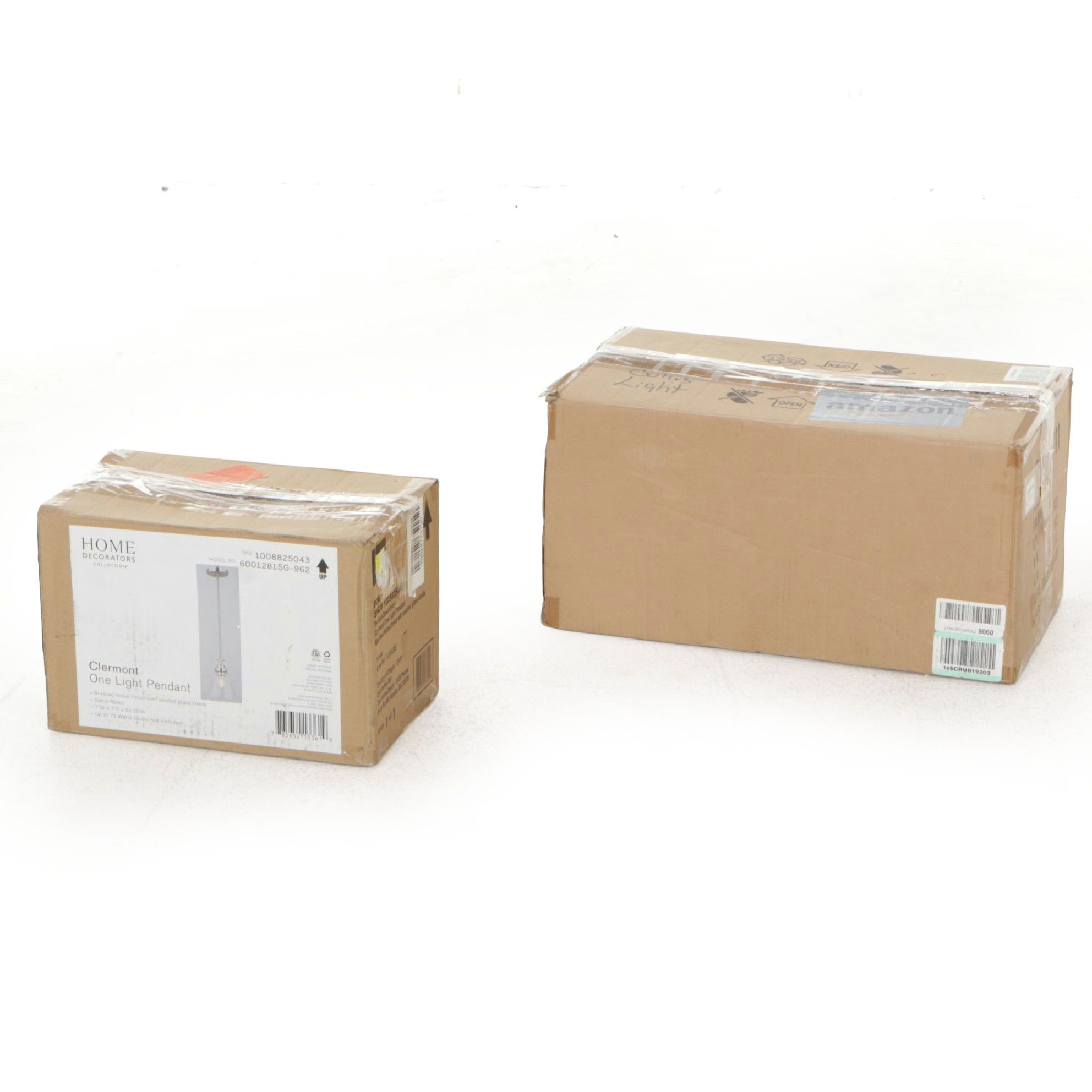 Home Decorators Collection "Clermont" Pendant with Brushed Nickel Chandelier