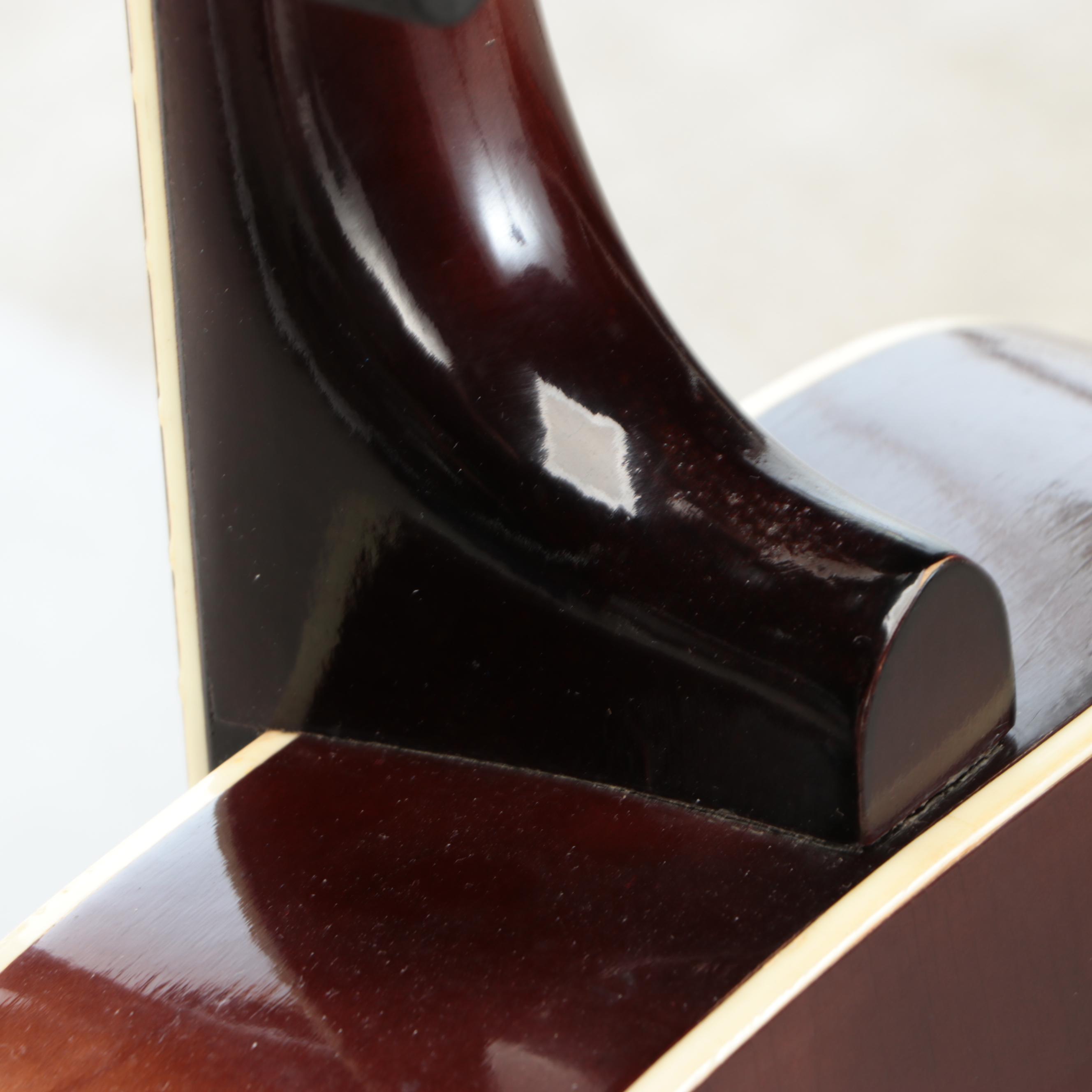 Unbranded Spruce Archtop Sunburst Acoustic Guitar, Mid-20th Century