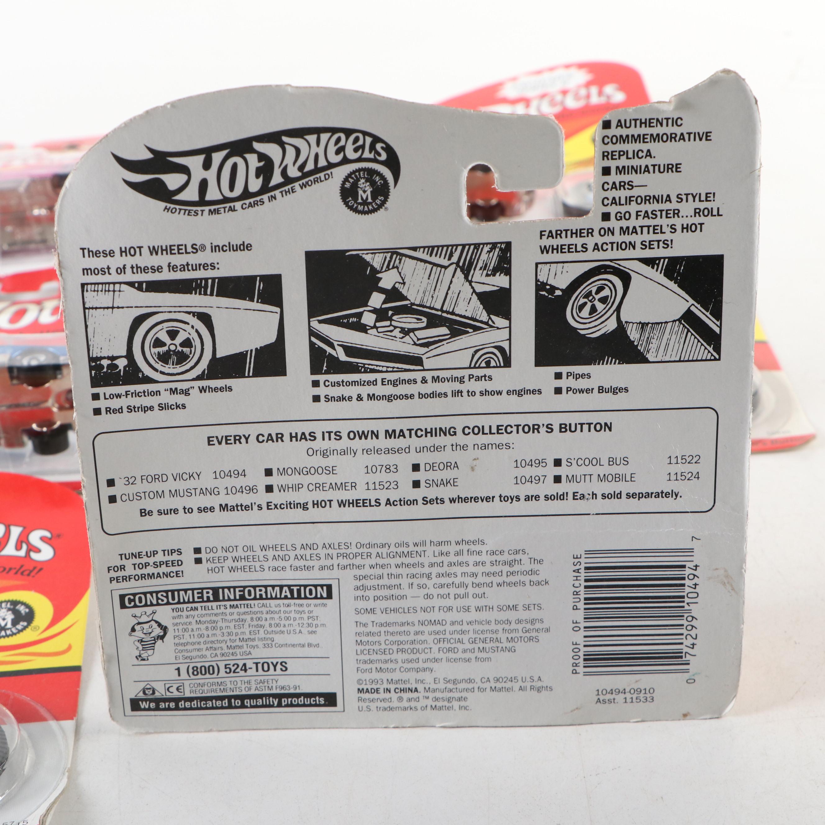 Hot Wheels Vintage Collection Toy Cars