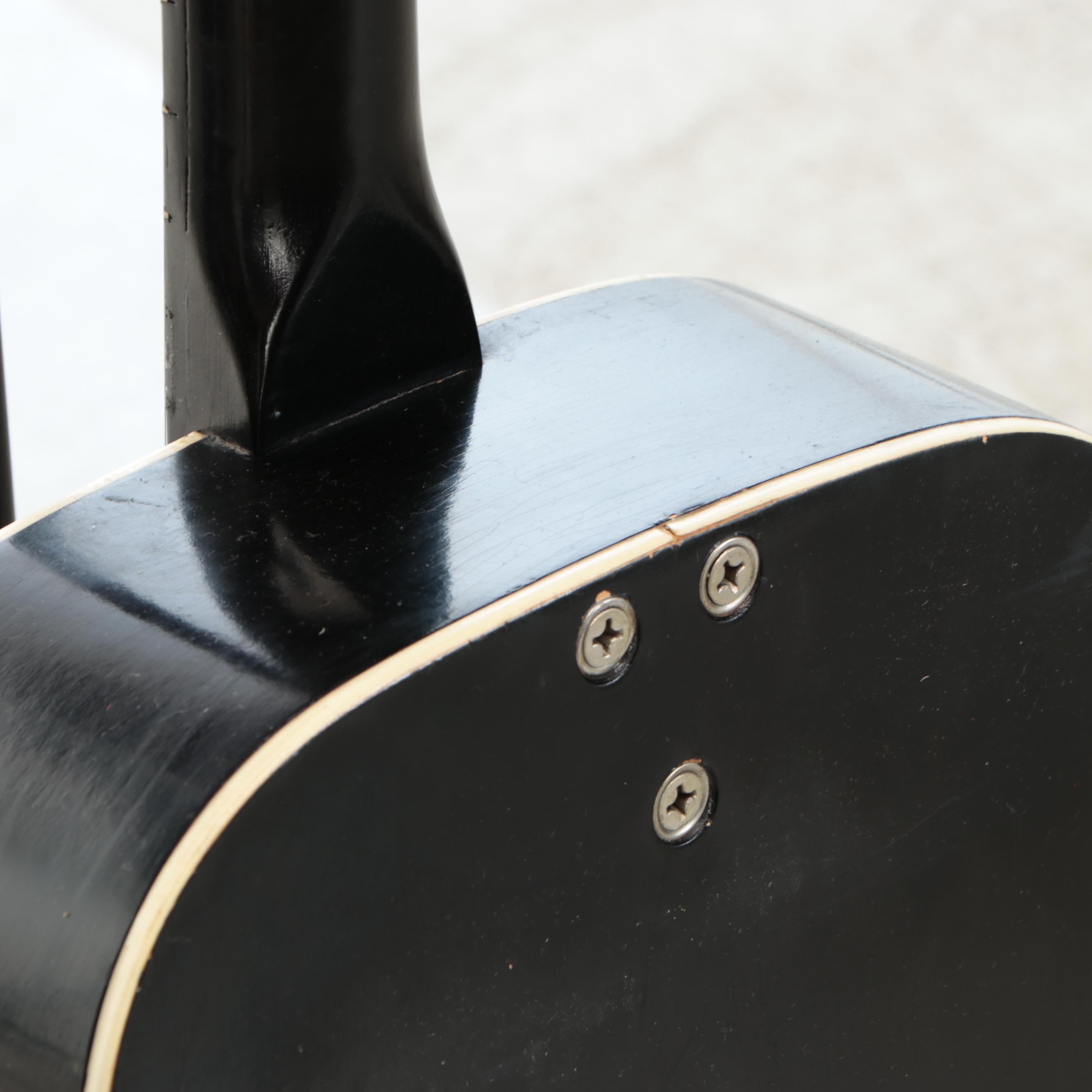 Sunburst Airline Acoustic Guitar, Mid-20th Century