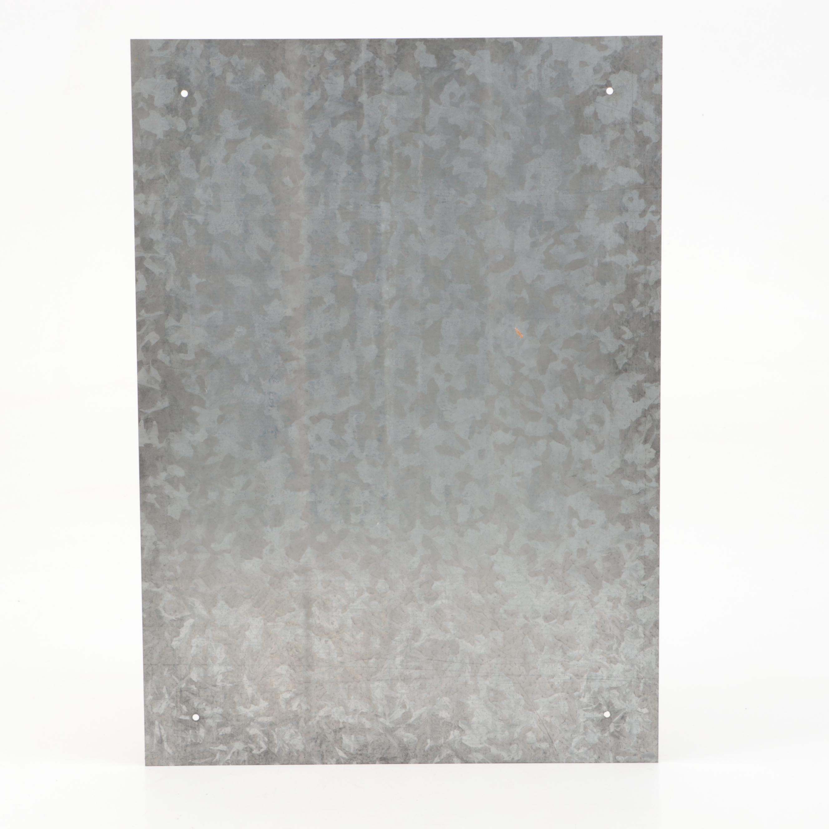 Metal Fallout Shelter Sign