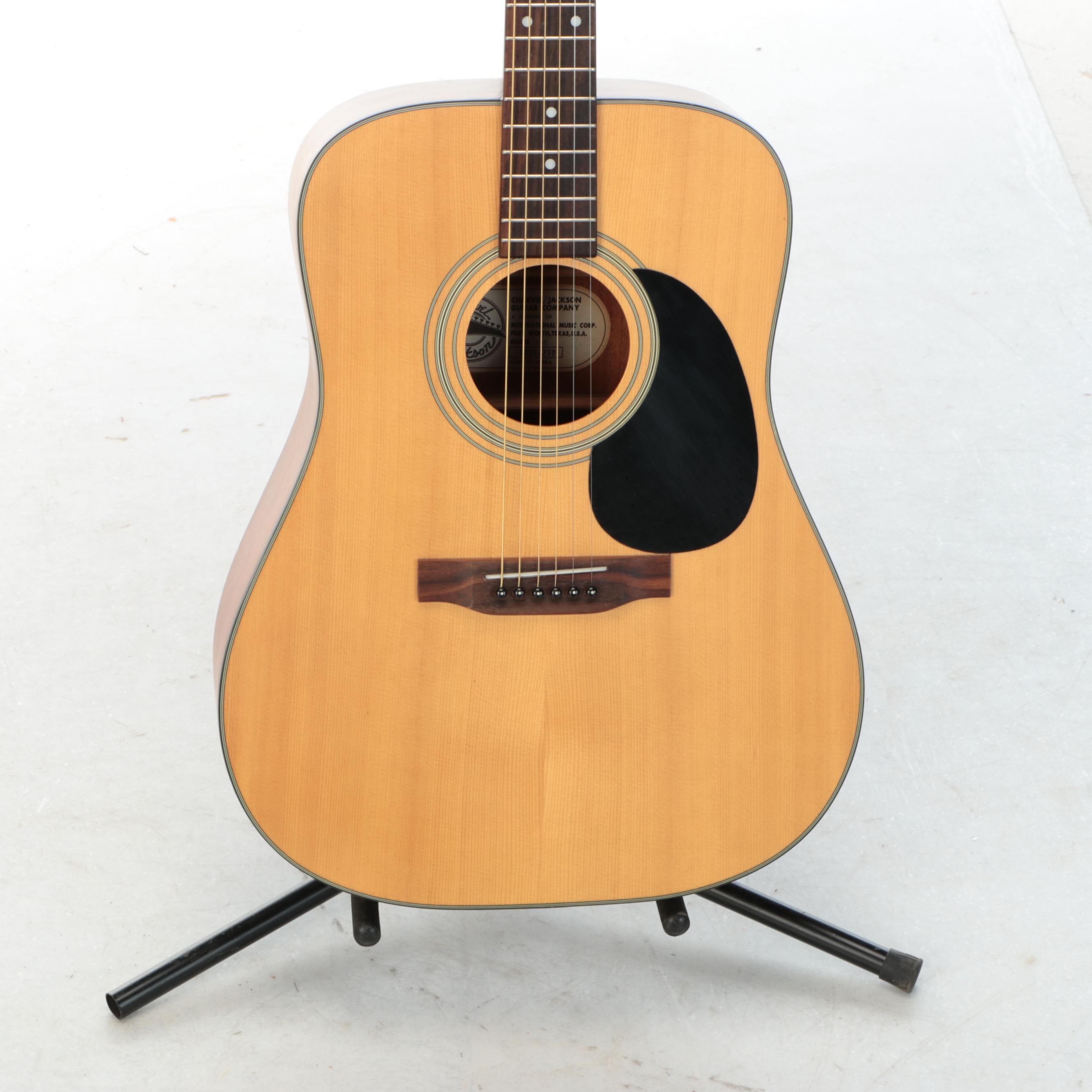 Charvel/Jackson Spruce Top Dreadnought Acoustic Guitar, 2000