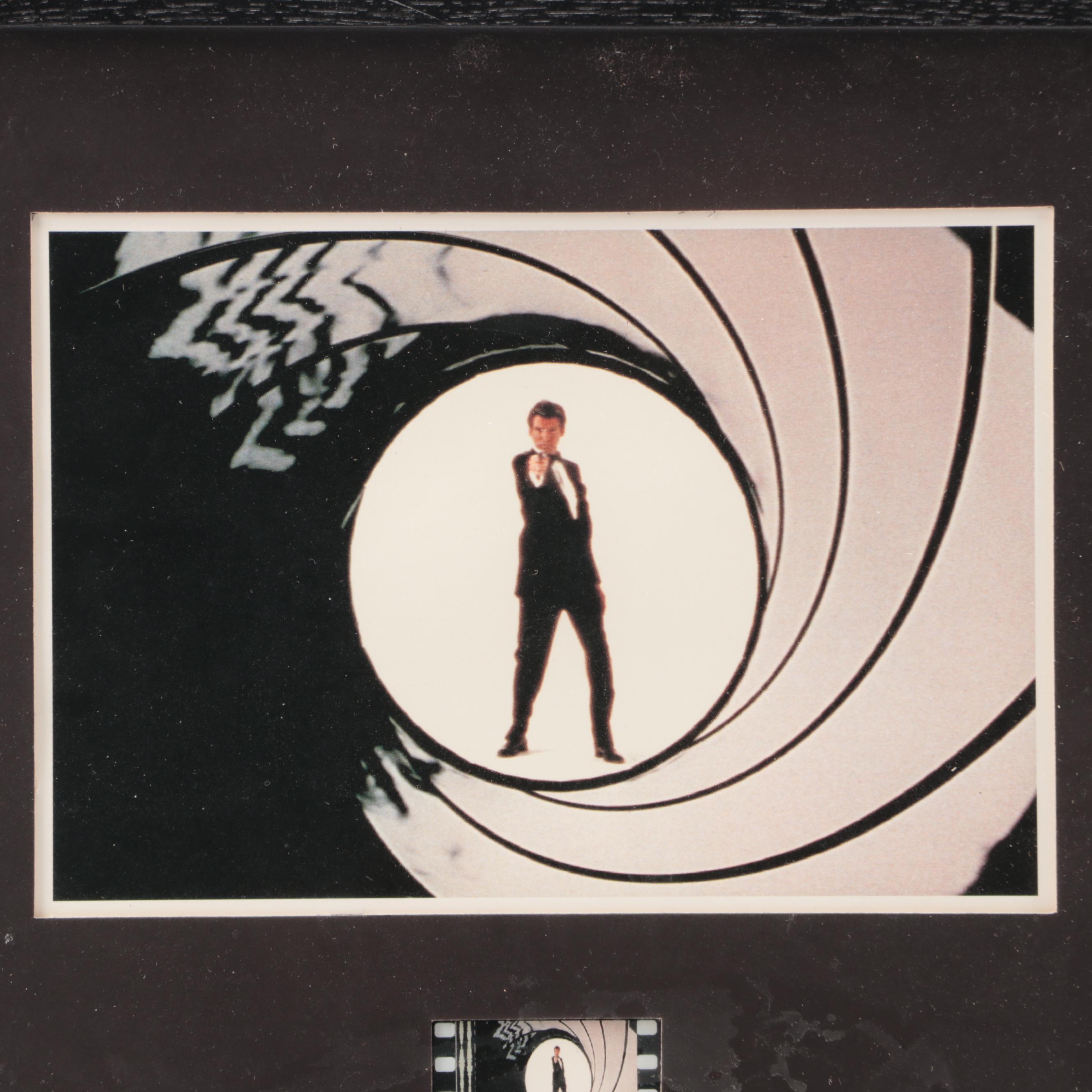 "Golden Eye" The Bond Prologue Senitype Offset Lithograph in Wood Frame
