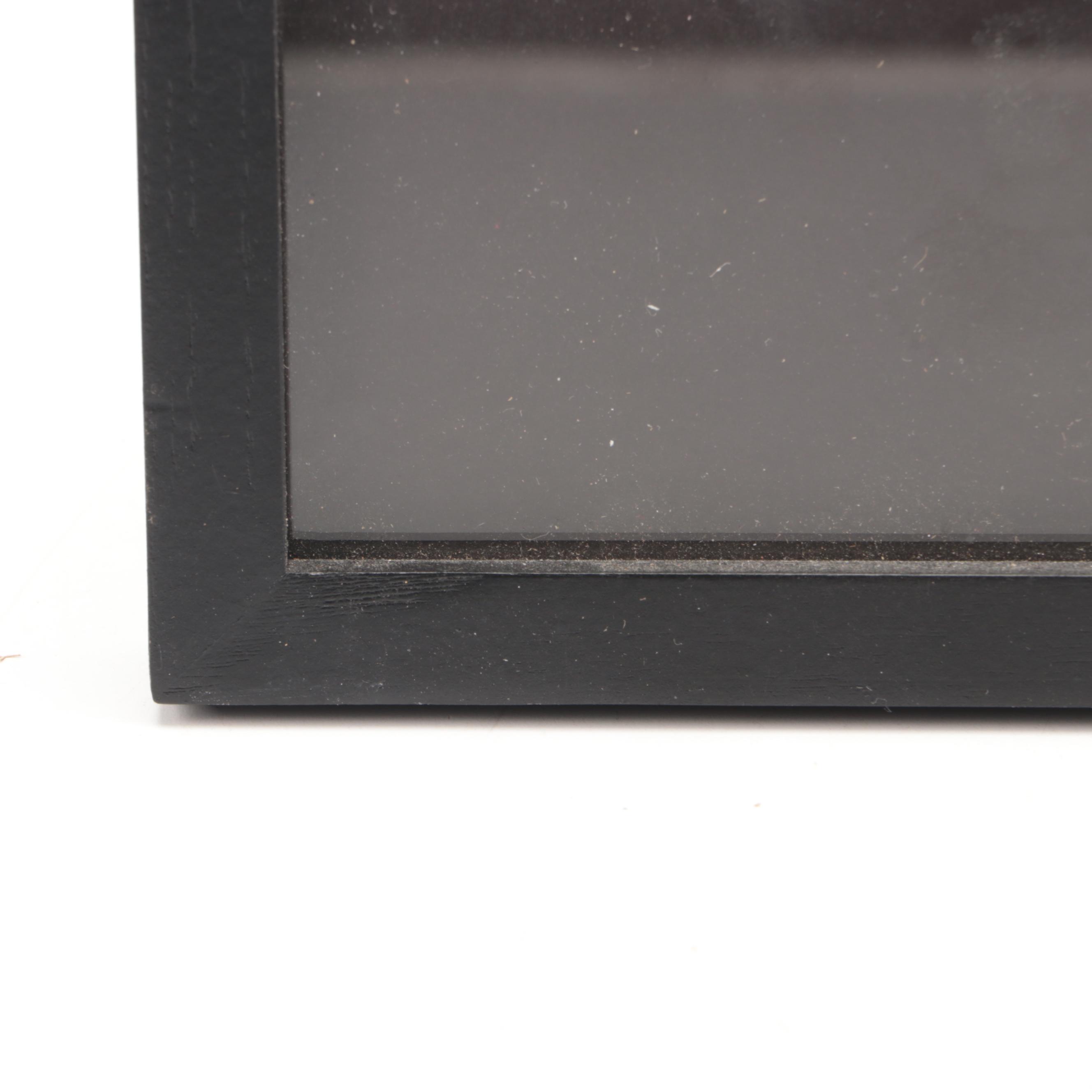 "Golden Eye" The Bond Prologue Senitype Offset Lithograph in Wood Frame