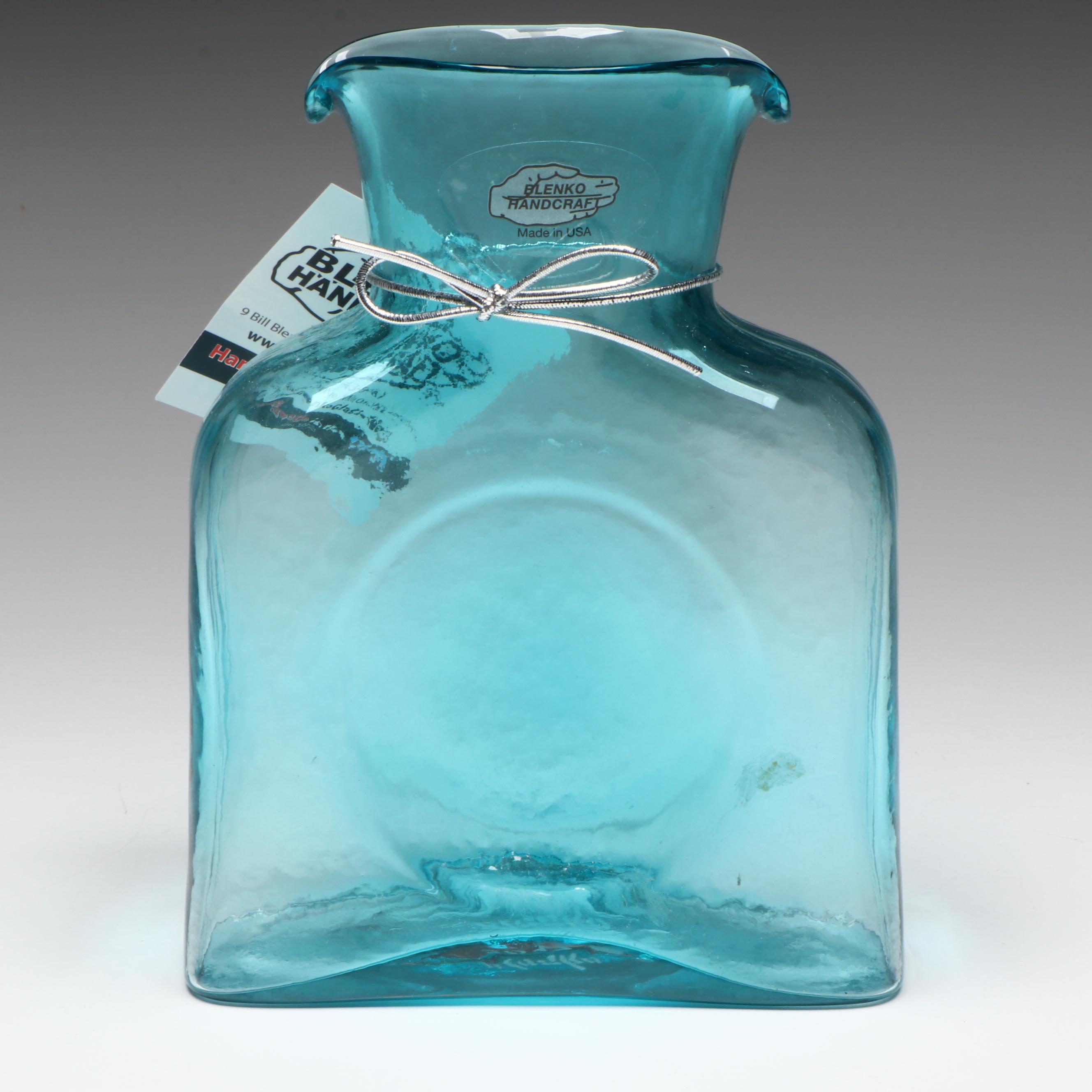 Blenko Glass Water Bottle