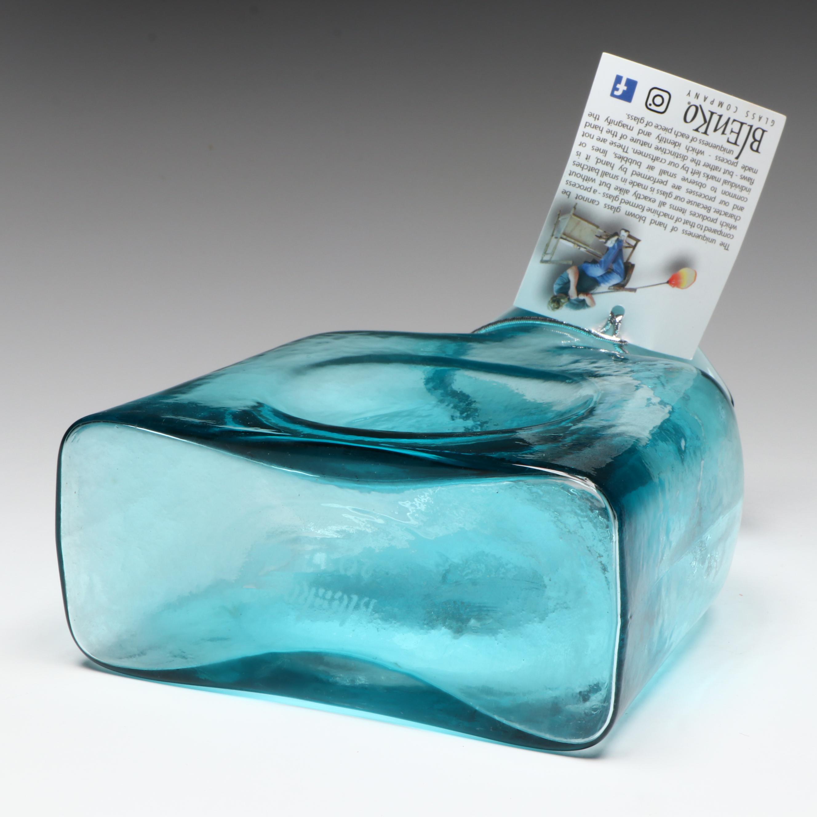 Blenko Glass Water Bottle