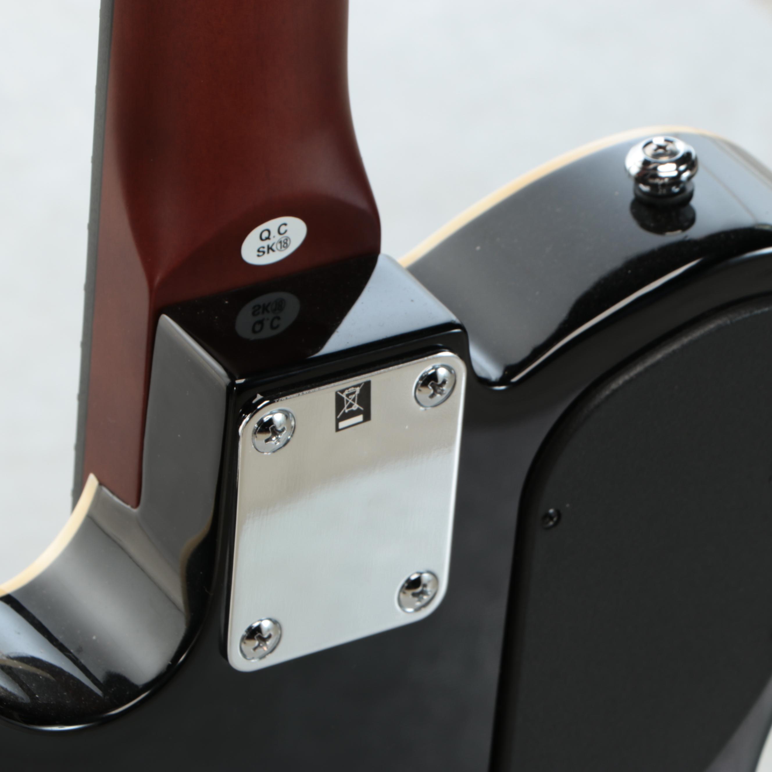 James Neligan Solid Body Electric Acoustic Folk Guitar with Cutaway