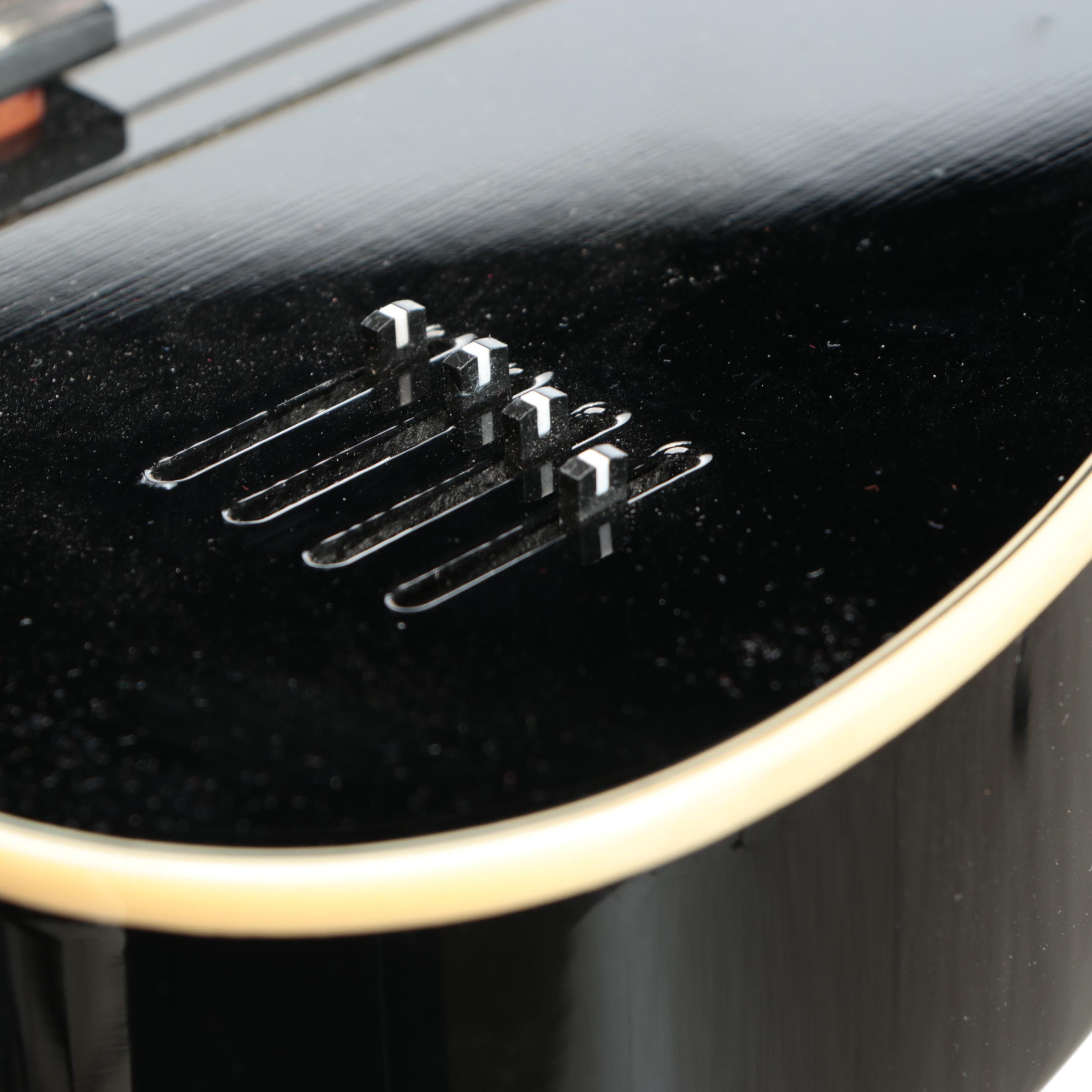 James Neligan Solid Body Electric Acoustic Folk Guitar with Cutaway