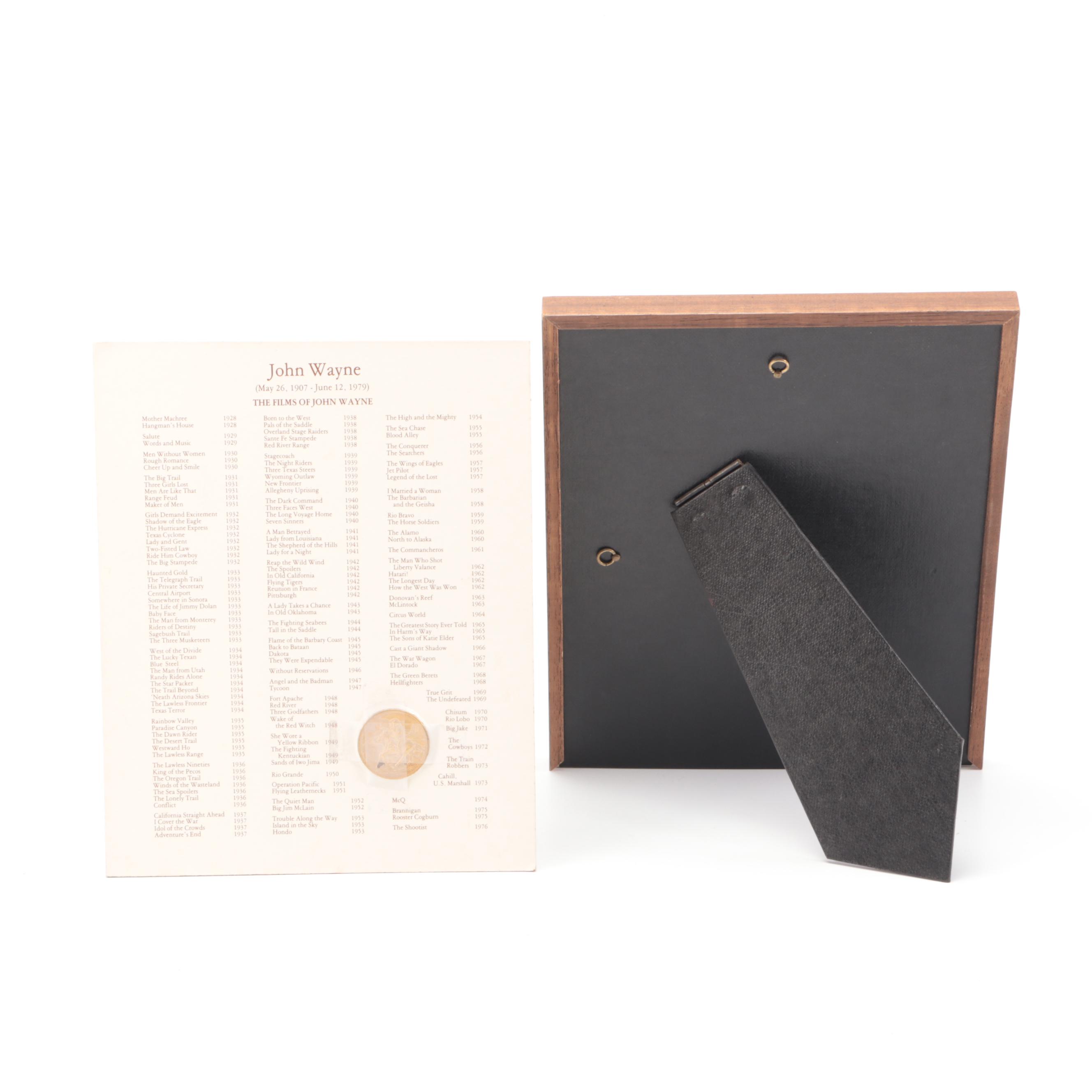 John Wayne Offset Lithographs with Medallions