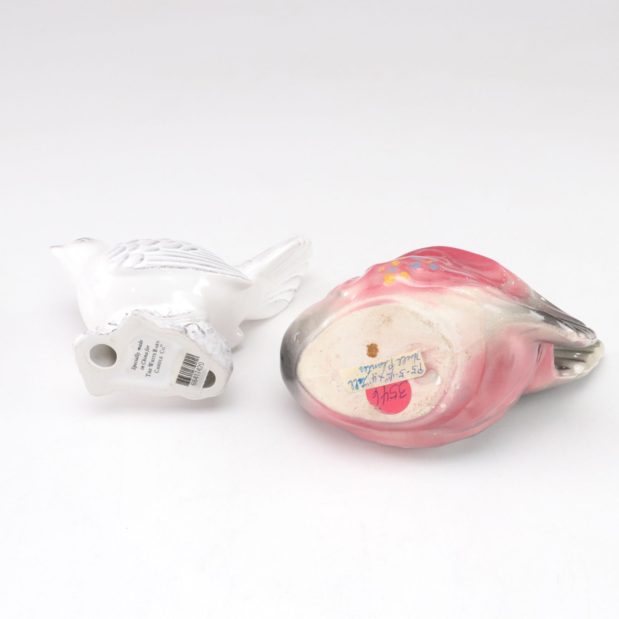 Gilt Porcelain Butter Dish with Salt & Pepper, Mid-Century Swan Planter and More