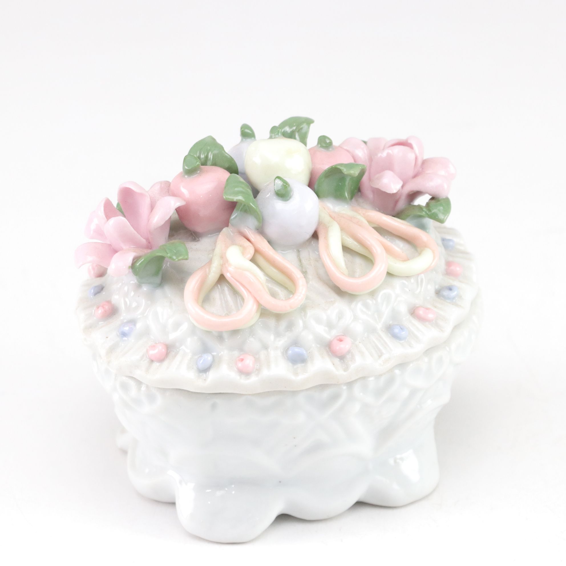 Gilt Porcelain Butter Dish with Salt & Pepper, Mid-Century Swan Planter and More