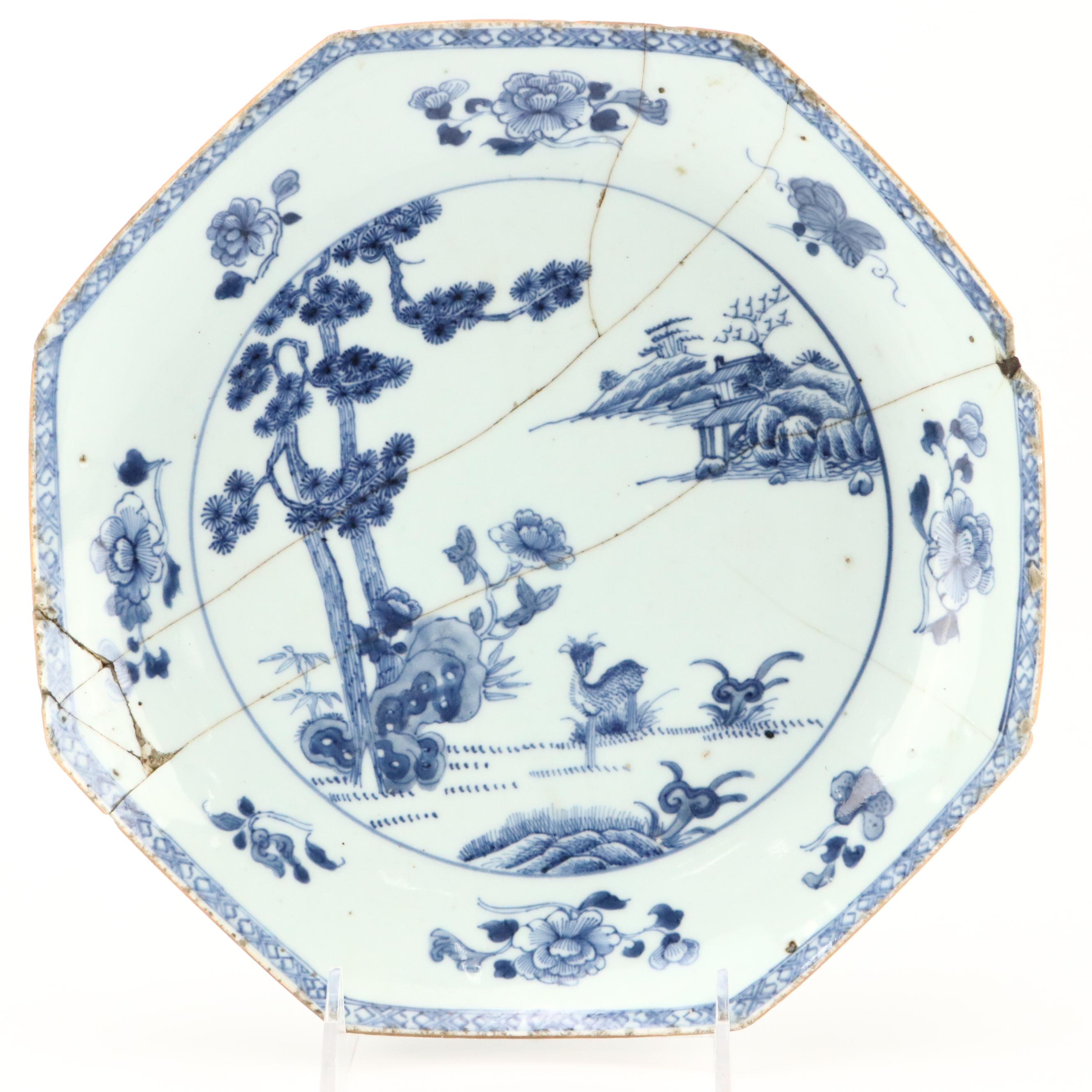 Chinese Export Cantonware Plates and Bowls with Other Rice Grain Plate, Antique