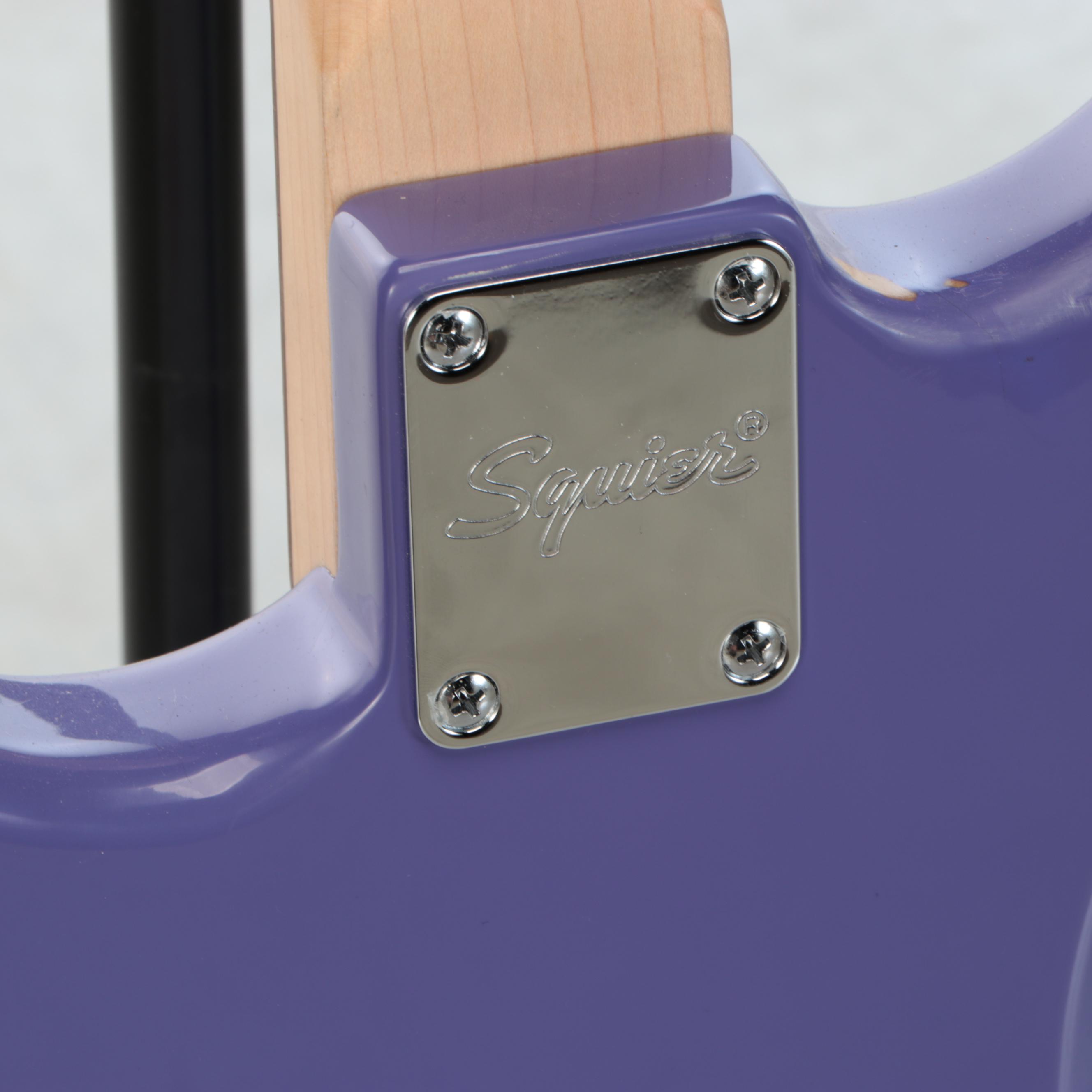 Squier by Fender Sonic Stratocaster Ultraviolet Solid Body Electric Guitar