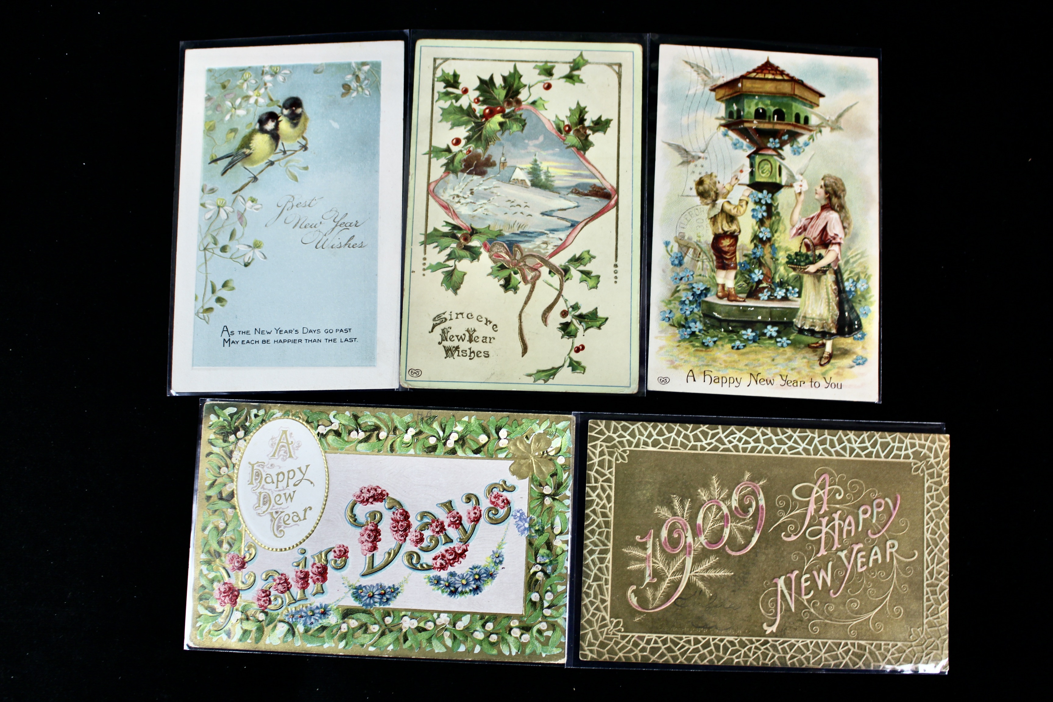 Group of Over 300 Vintage Postcards Including Autographed Dick Powell