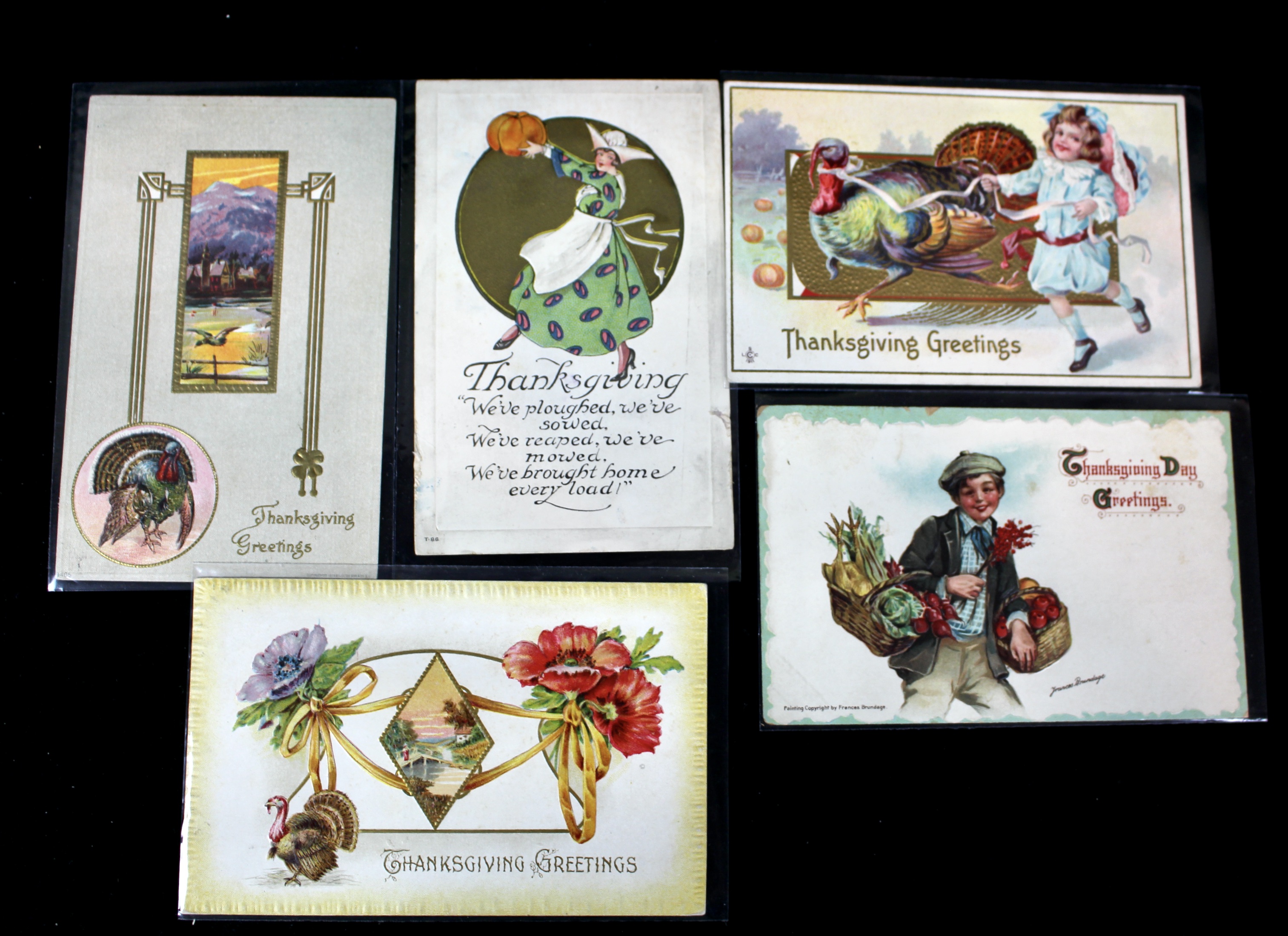 Group of Over 300 Vintage Postcards Including Autographed Dick Powell